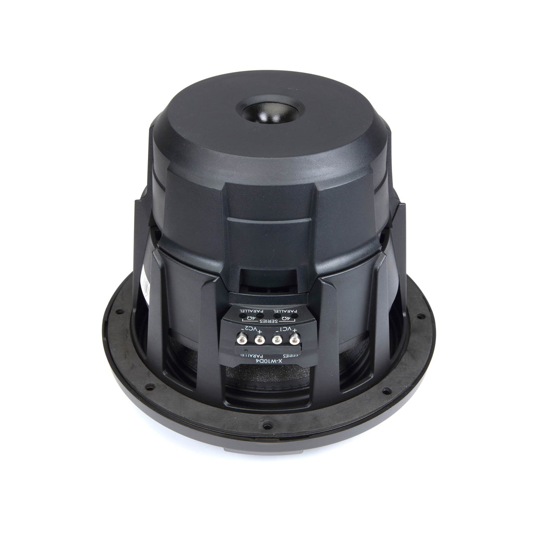 Alpine X W10D4 10-Inch X Series Dual 4 Ohm Voice Coil Subwoofer - 2700W Peak Power for Car Audio & Home Theater Bass Enhancement