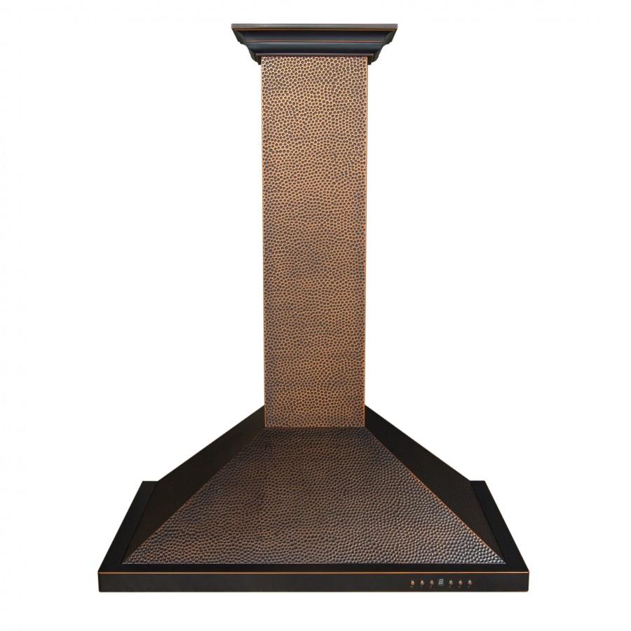 ZLINE Designer Series Hand Hammered Wall Mount Range Hood (8KBH) - Premium Stainless Steel Kitchen Ventilation for Modern Homes | Perfect for Gas Stoves, Cooking, and Smoke Removal