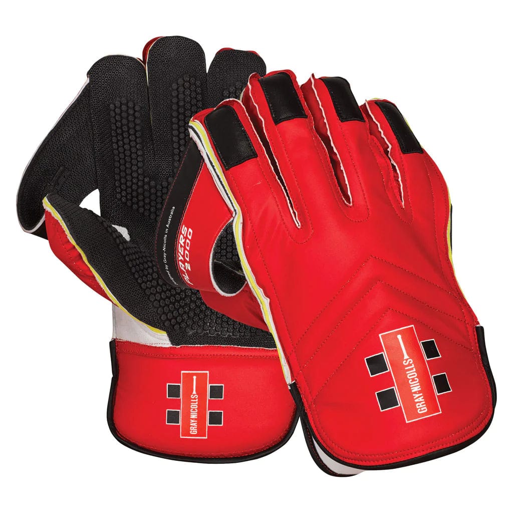 Gray Nicolls Players 2000 Cricket Wicketkeeping Gloves - Professional Grade Wicket Keeper Gloves for Cricket Matches & Training - Perfect for Wicketkeepers in Competitive Games & Practice Sessions