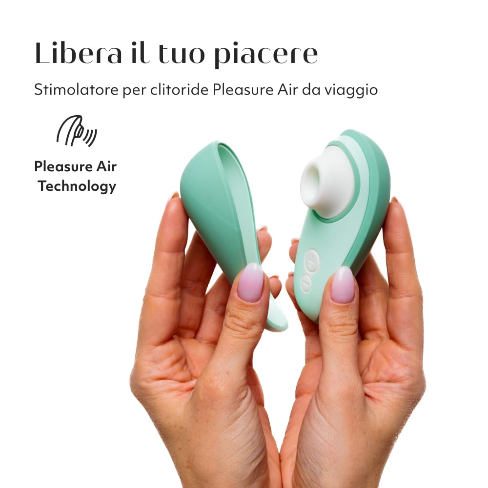 Womanizer Liberty 2 Pleasure Air Clitoral Stimulator - Rechargeable & Waterproof Suction Sex Toy for Women & Couples - Enhance Intimacy & Solo Play in Bedroom or Romantic Getaways