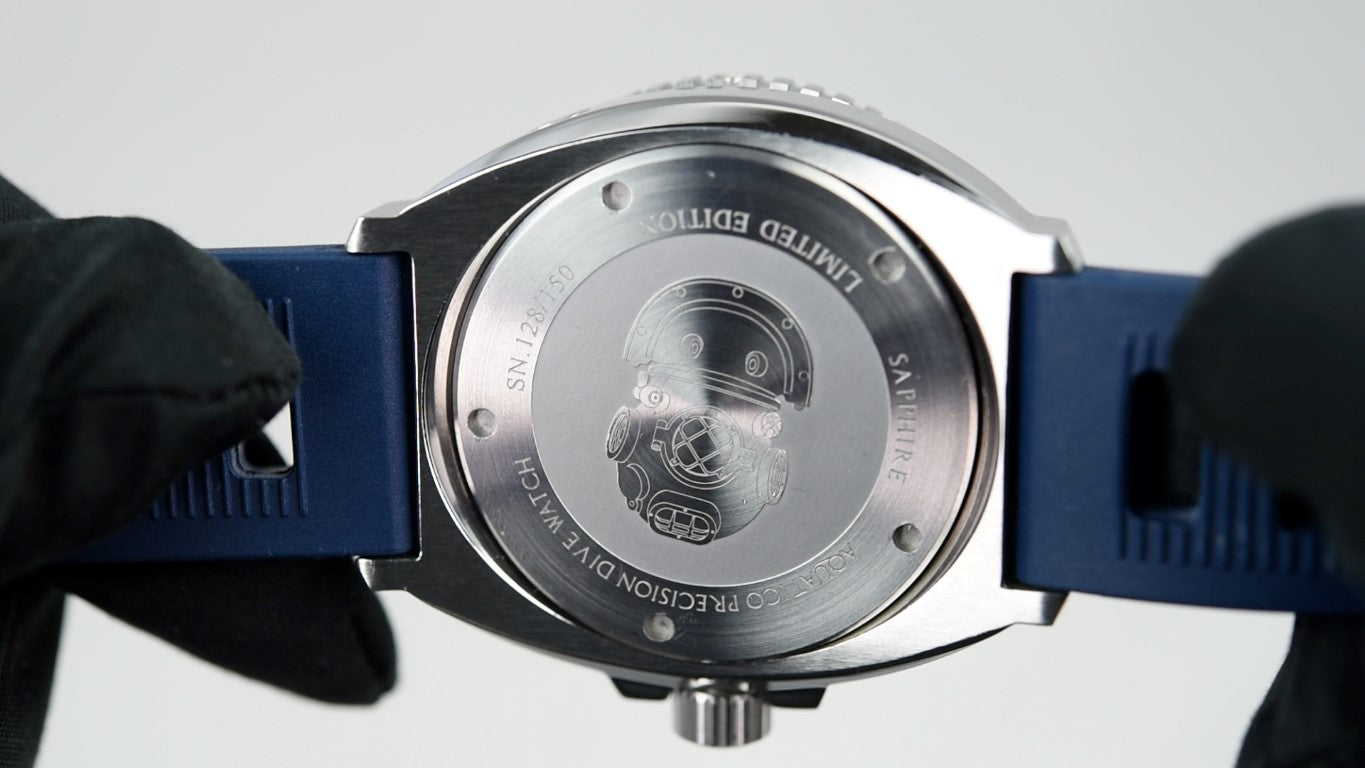 Pre-Owned Aquatico Super Marine Blue Dial PT5000