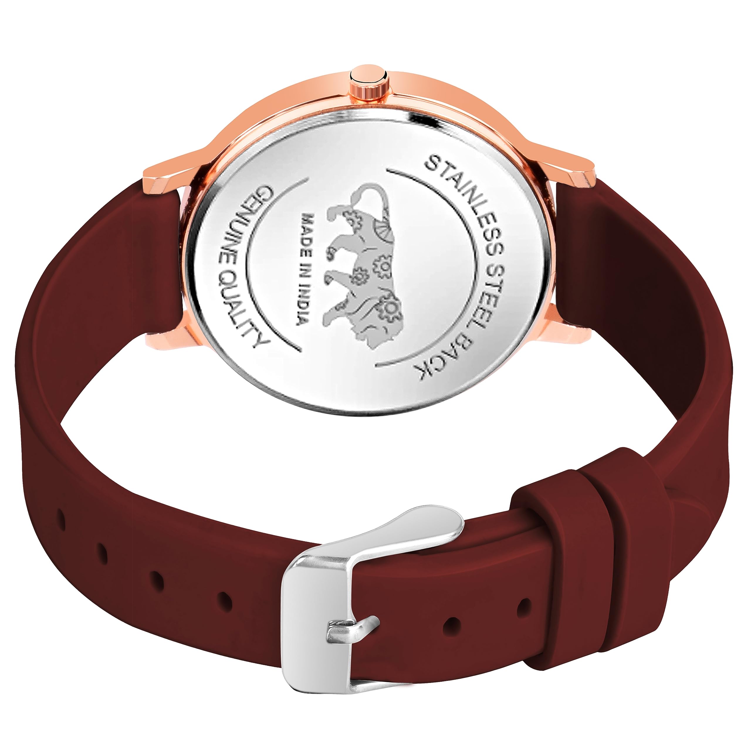 Elegant Women's Casual Watch - Round Dial & Silicone Strap - Perfect Gift for Girlfriend, Wife, or Her - Ideal for Everyday Wear, Office, and Special Occasions