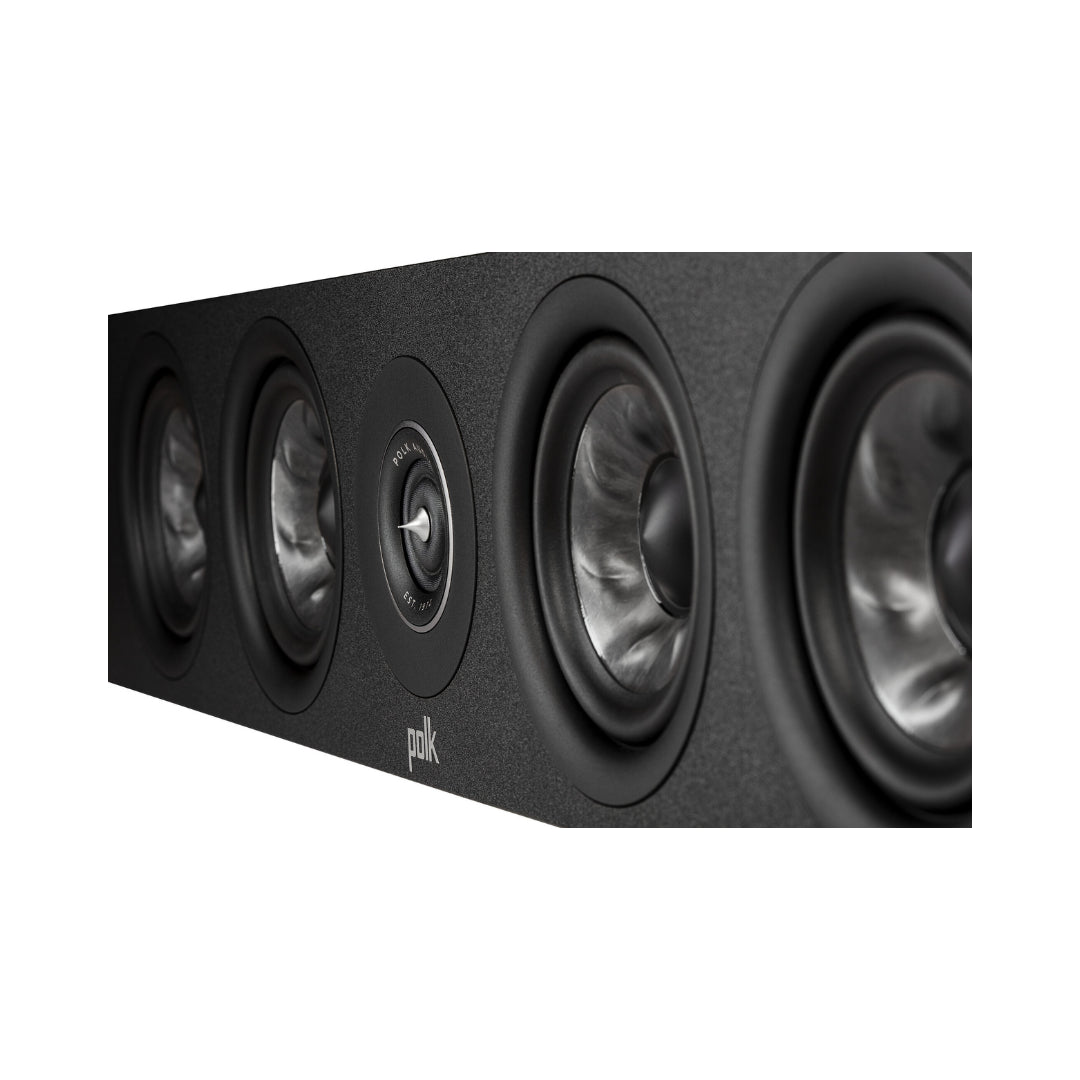 Polk Reserve R350 Premium Slim Center Channel Speaker - High-Quality Home Theater Sound for Movies, Music & Gaming