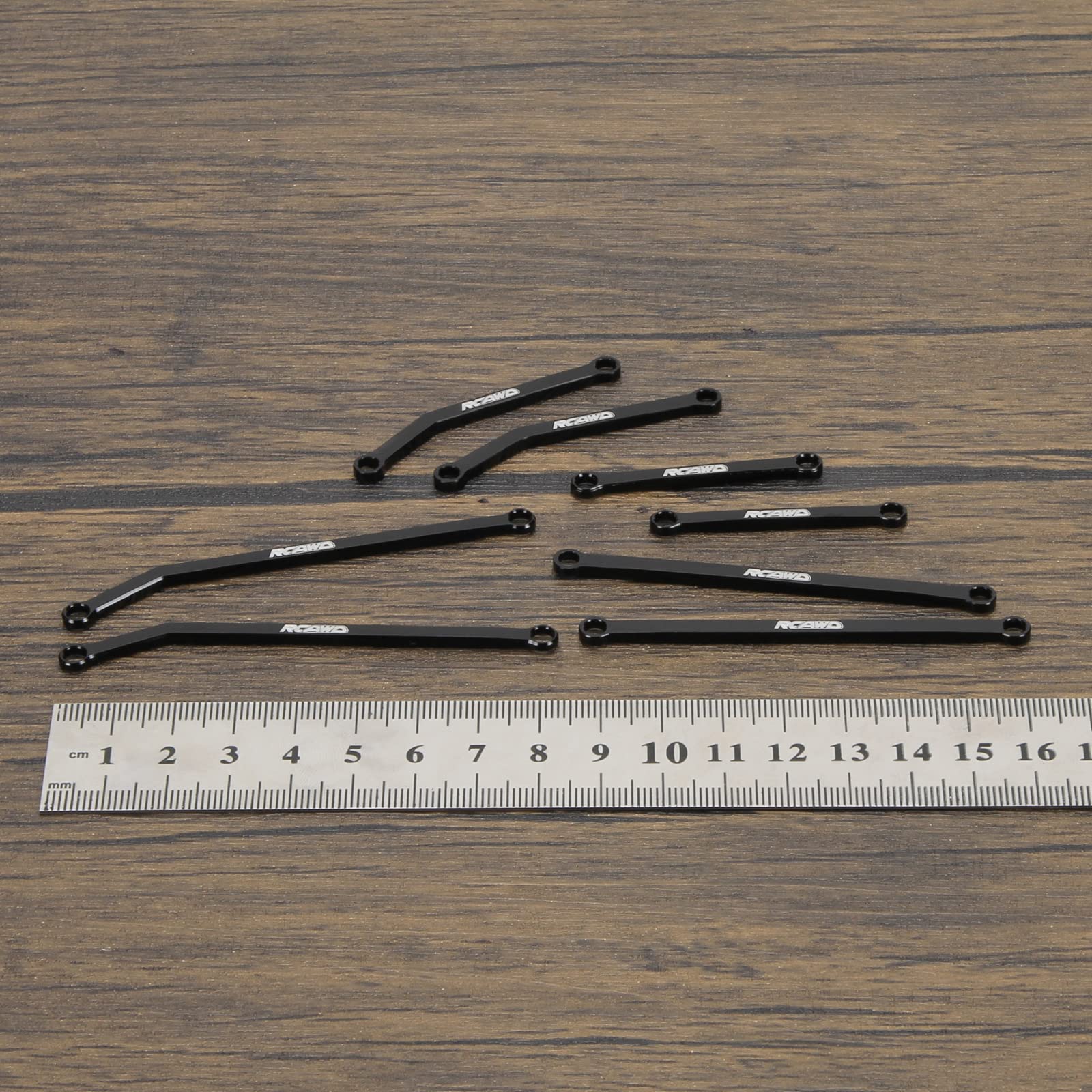 RCAWD SCX24 High Clearance Linkage Kit for Axial SCX24 - Black Upgrade Parts for Jeep & JT Gladiator RC Crawler - Off-Road Performance & Trail Adventure Accessories