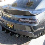2014-2015 Camaro ZL1 Hardcore Rear Diffuser - High-Performance Carbon Fiber Diffuser for Enhanced Aerodynamics - Made in USA - Perfect for Racing & Car Shows