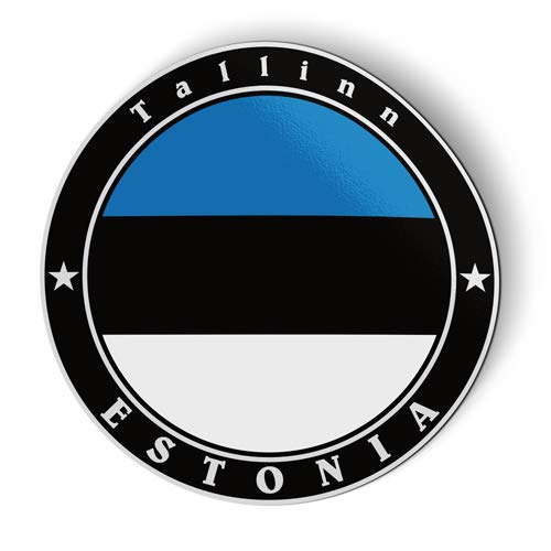Estonia Flag Car Magnet 5