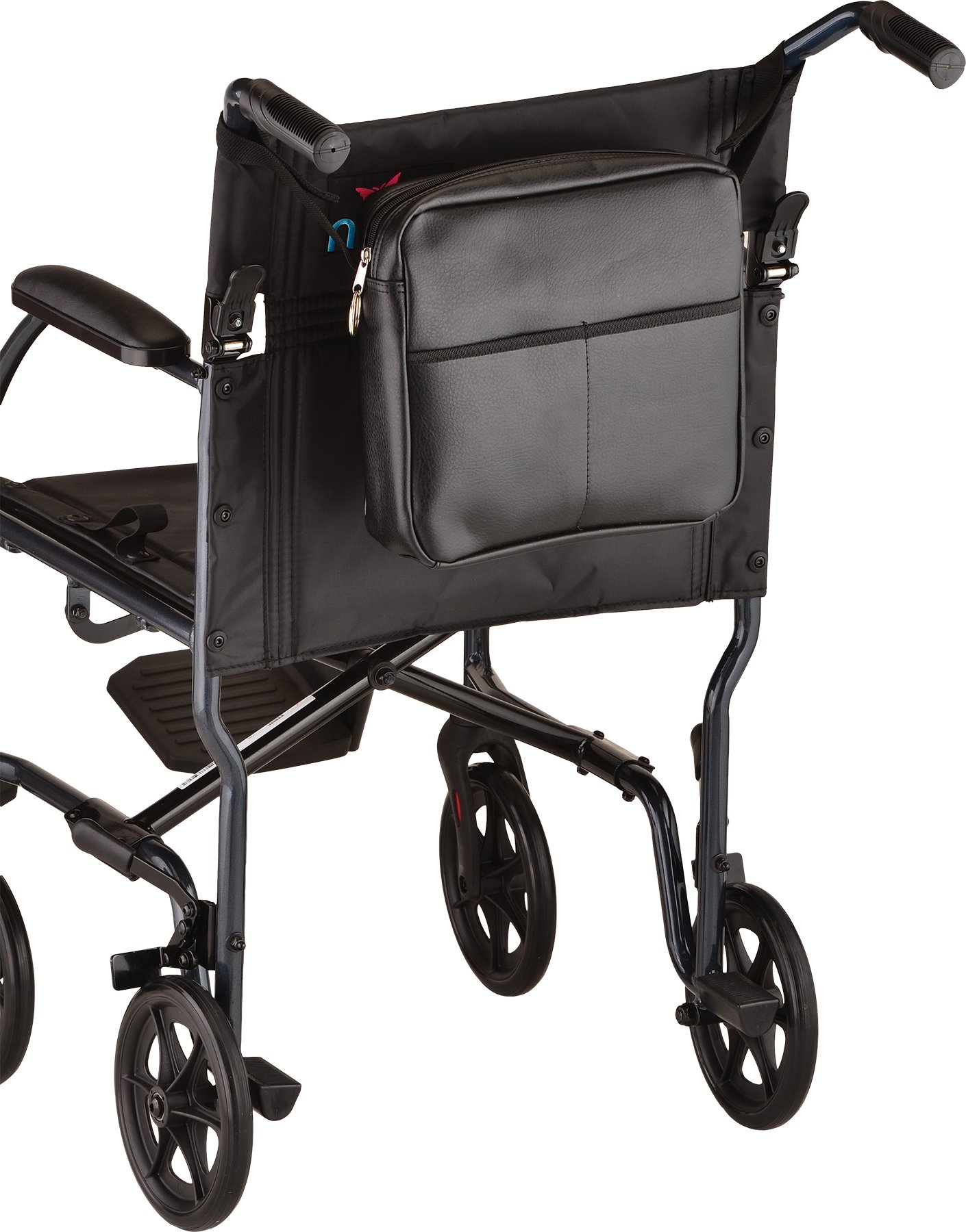 NOVA Universal Walker and Baby Stroller Bag - Waterproof Transport Chair Storage Organizer with Pockets, Black | Perfect for Travel, Shopping, and Outdoor Activities