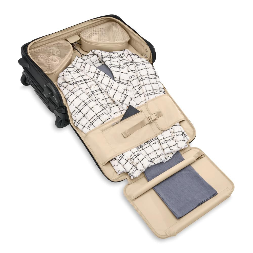 Briggs & Riley Baseline Tall Carry-On Garment Bag - Premium Travel Garment Bag for Business & Formal Wear - Perfect for Air Travel, Business Trips & Weddings