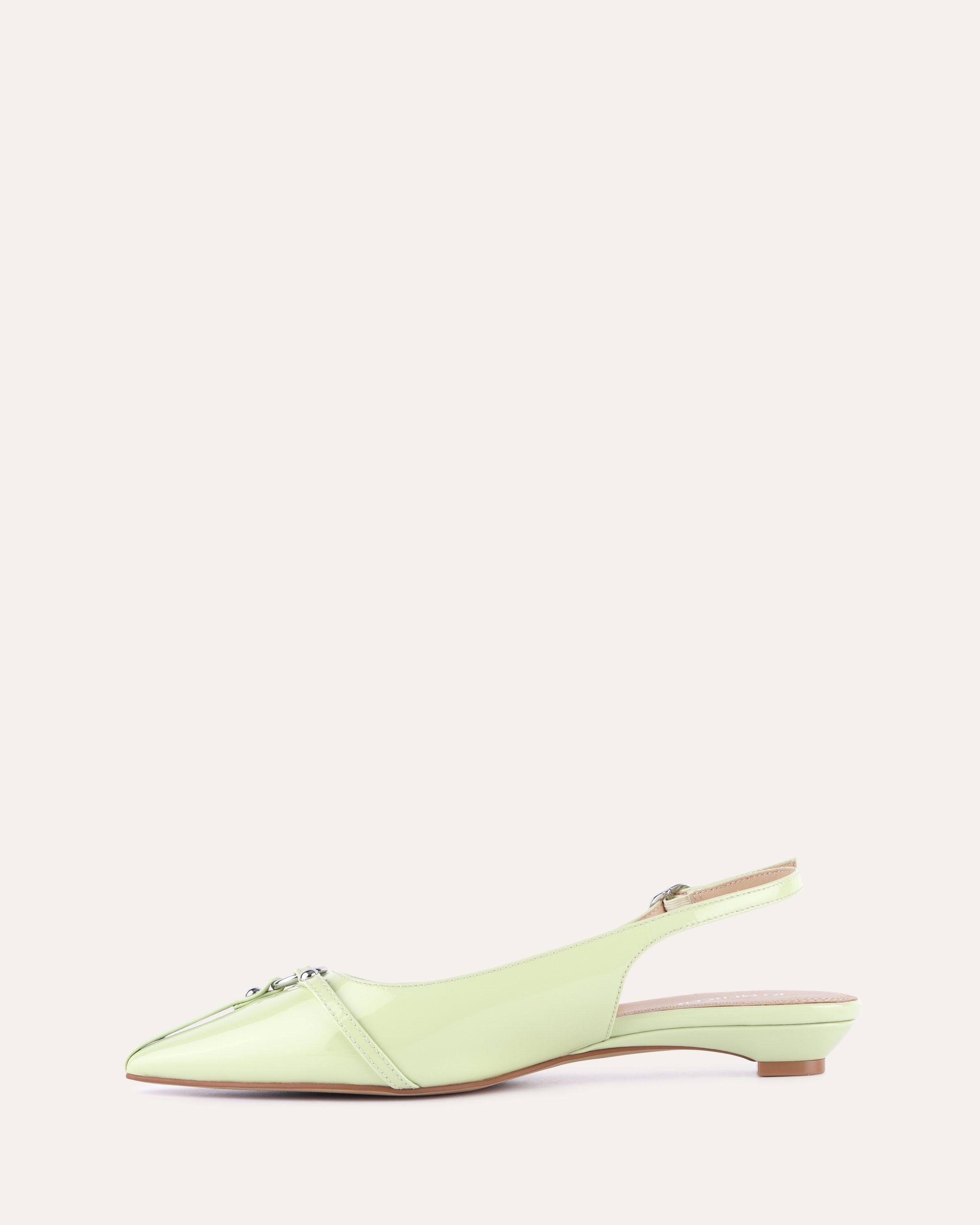 Victoria Women's Honeydew Green Patent Leather Ballet Flats - Comfortable & Stylish Shoes for Work, Casual Wear & Special Occasions
