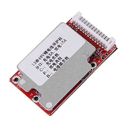 13S BMS Module with Lithium Cell Protection - Automatic Activation for Manganese Acid & Ternary Batteries | Ideal for Electric Vehicles, Solar Storage & Power Tools