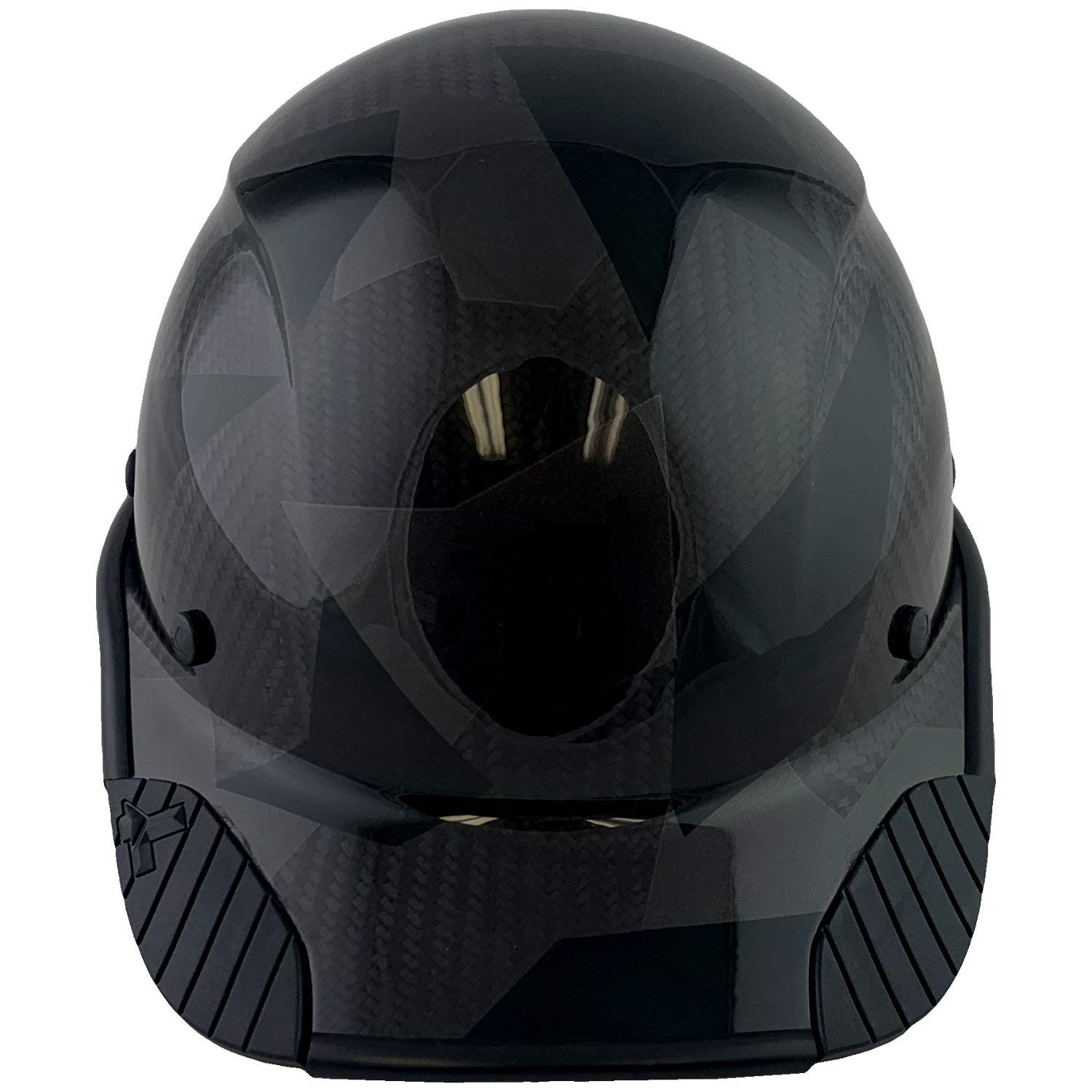 Texas America Safety DAX Carbon Fiber Hard Hat - OSHA Approved, Lightweight & Durable Cap Style Safety Helmet with Tote Bag (Camo Black) - Ideal for Construction, Mining & Industrial Work Sites