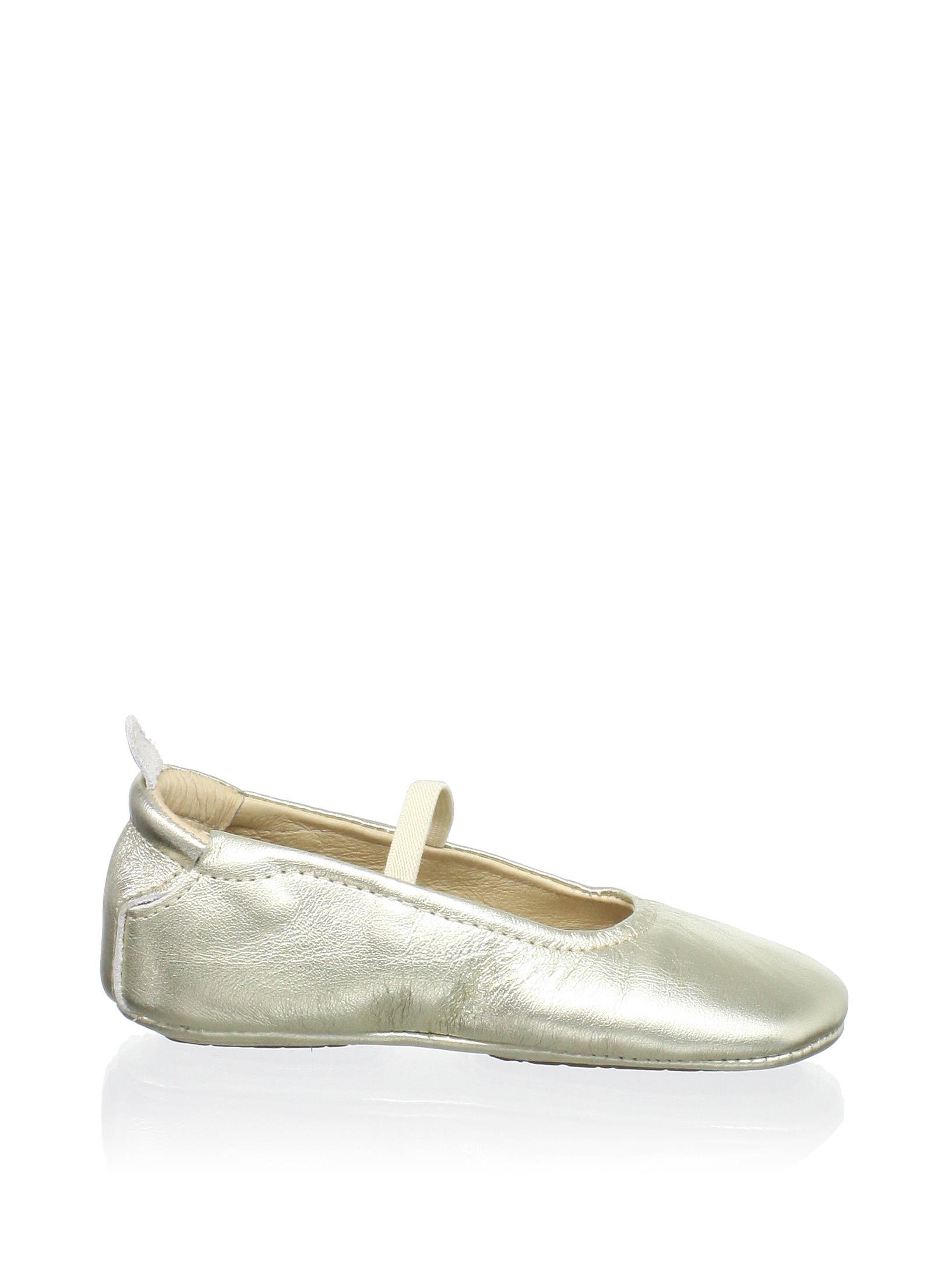 Old Soles Girls' Luxury Leather Ballet Flats - Gold Soft Sole Toddler Shoes Size 20 EU (9-12 Months) | Perfect for First Walkers, Special Occasions & Dress-Up Play