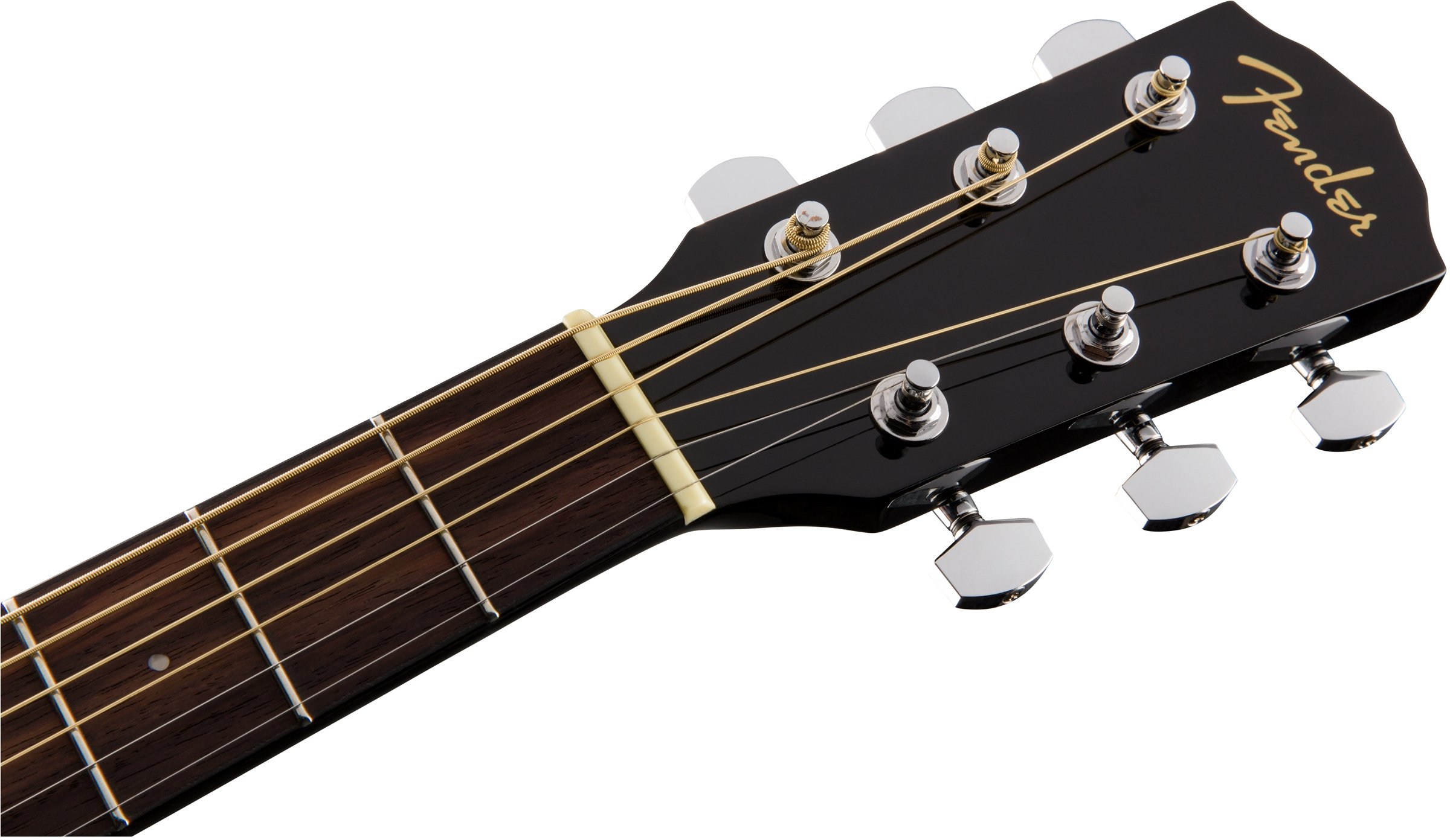 Fender CD-60S Solid Top Dreadnought Acoustic Guitar - Black with Hard Case, Tuner, Strap, Strings, Picks & Instructional DVD | Perfect for Beginners, Live Performances & Home Practice