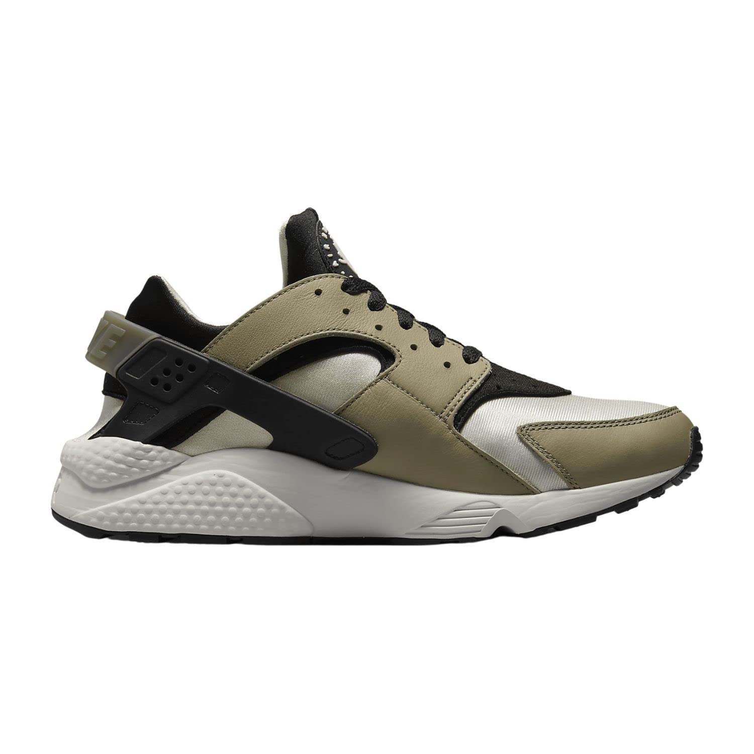 Nike AIR Huarache Men's Running Shoes (DD1068-007) - Black/Phantom/Khaki - Lightweight Comfortable Sneakers for Jogging, Gym & Casual Wear