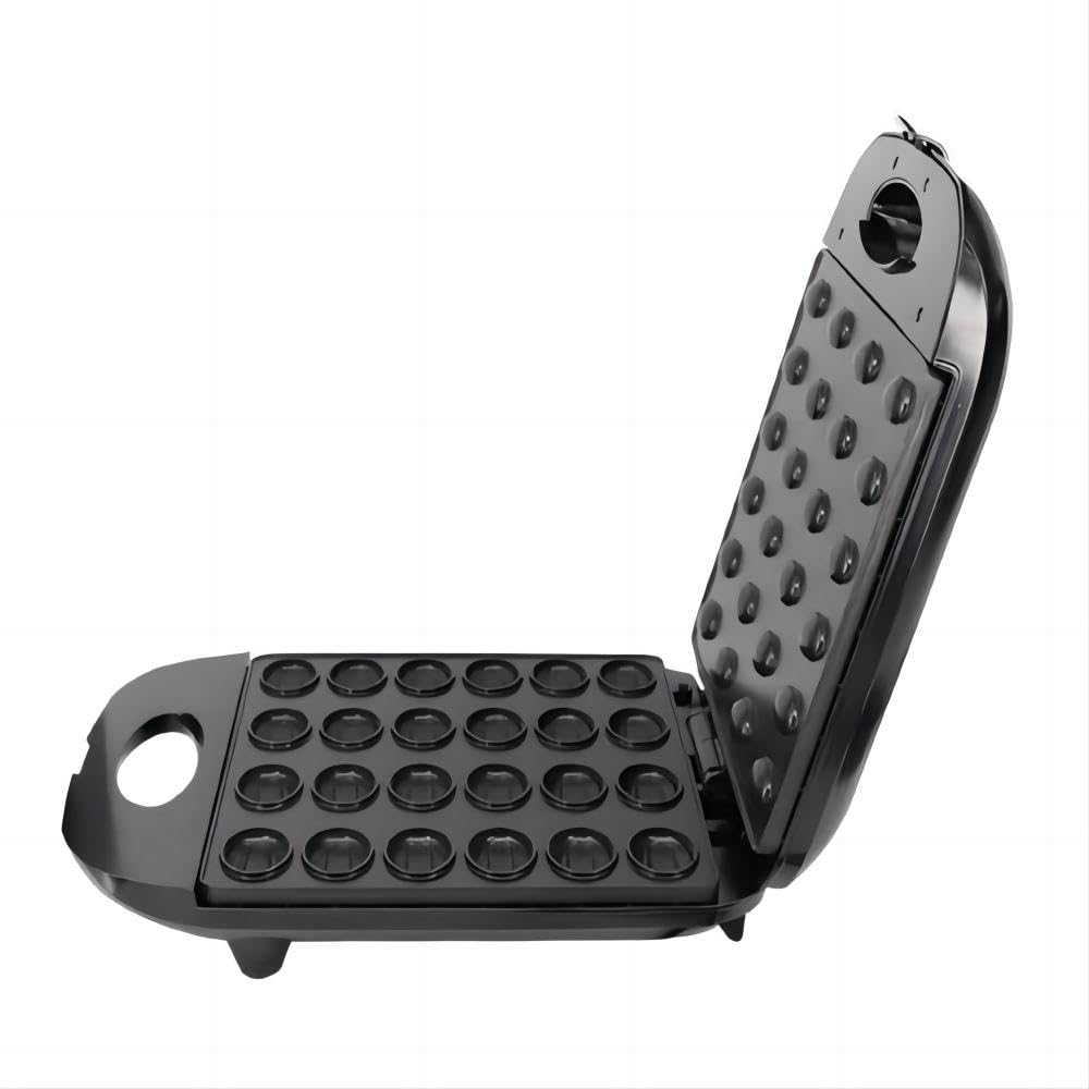 Electric Walnut Cookie Maker 24 Holes - Mini Nut Waffle Bread Machine & Sandwich Iron - Perfect for Breakfast, Baking, and Toasting - Ideal for Home, Kitchen, and Party Snacks