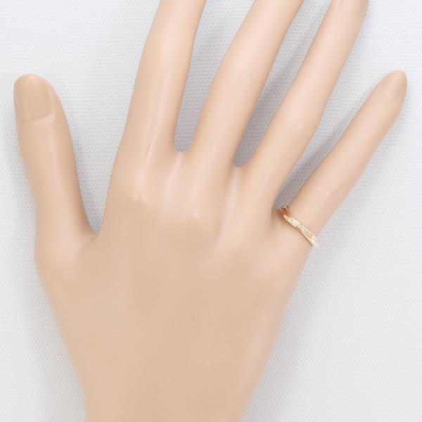 4℃ K10PG Pink Gold Diamond Ring for Women - Elegant 10K Rose Gold Engagement & Wedding Band - Perfect for Anniversaries, Proposals & Special Occasions