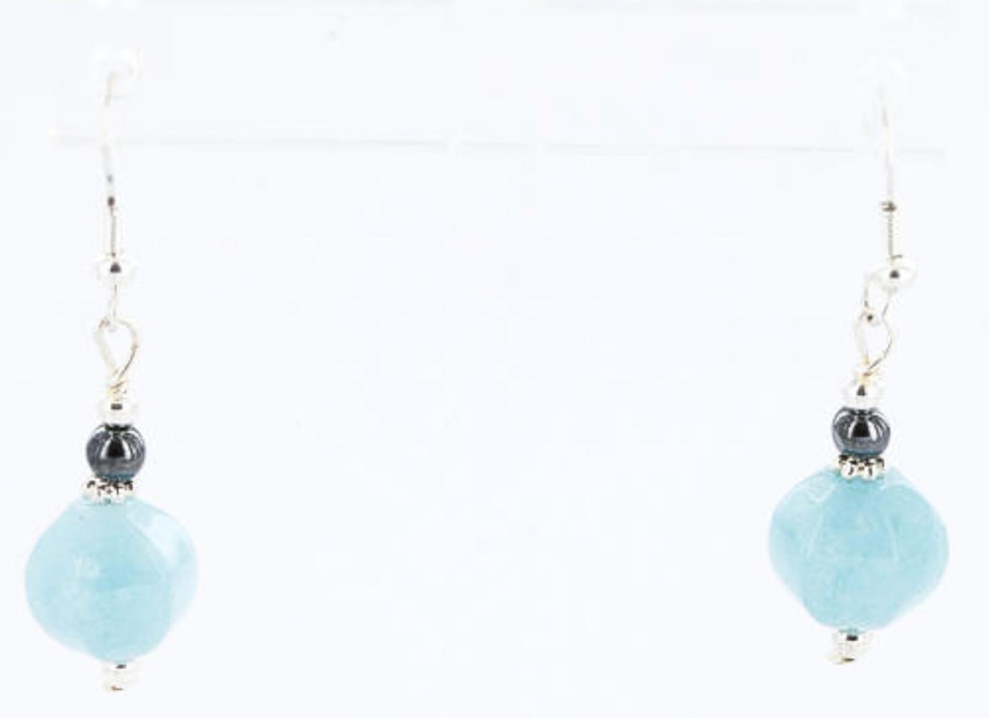 Authentic Navajo .925 Sterling Silver Earrings with Natural Quartz - Handmade Native American Jewelry for Women - Perfect for Festivals, Weddings & Boho Style