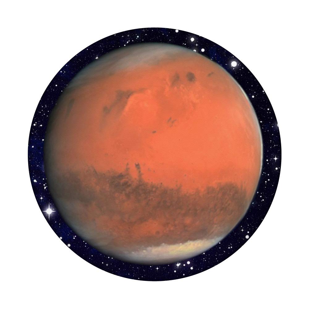 Mars Stars Solar System Space Astronomy PopSockets Grip and Stand for Phones and Tablets - Perfect for Travel, Work, and Home Use