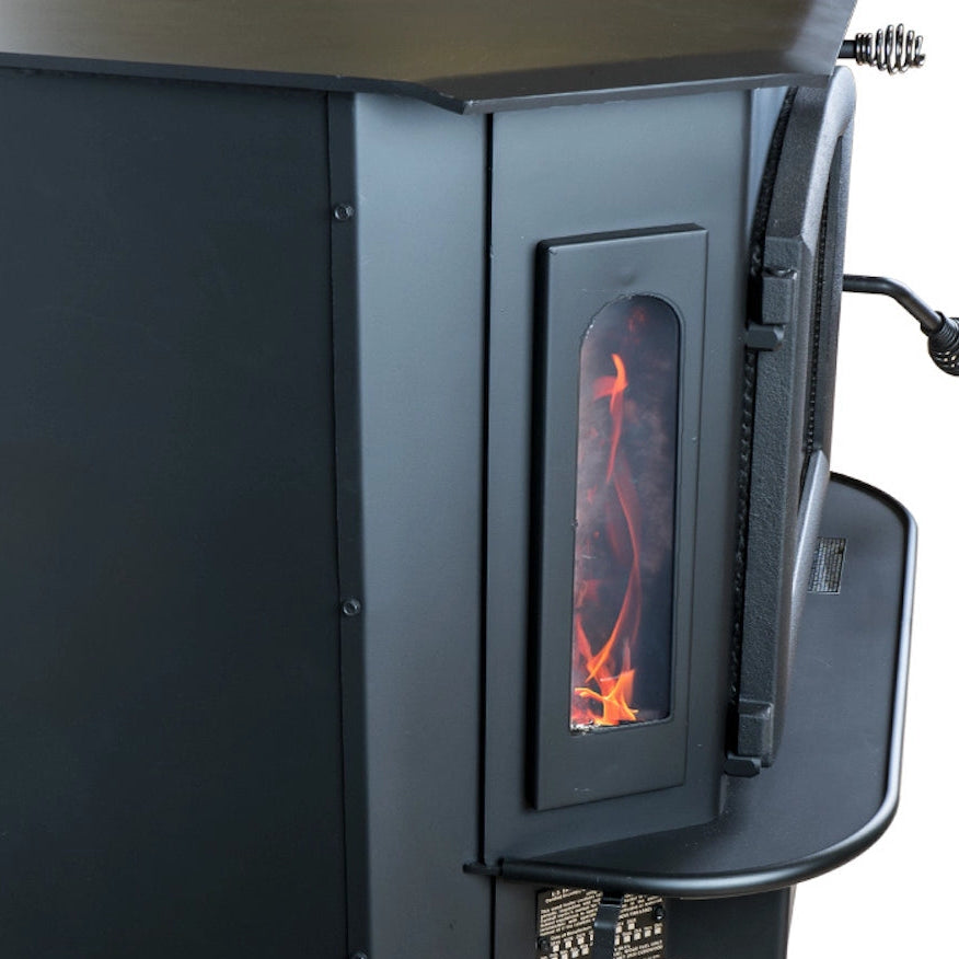 Buck Stove Model 91 Catalytic Wood Burning Fireplace Insert with Heat Activated Blower - Efficient Home Heating for Living Rooms, Cabins & Winter Warmth