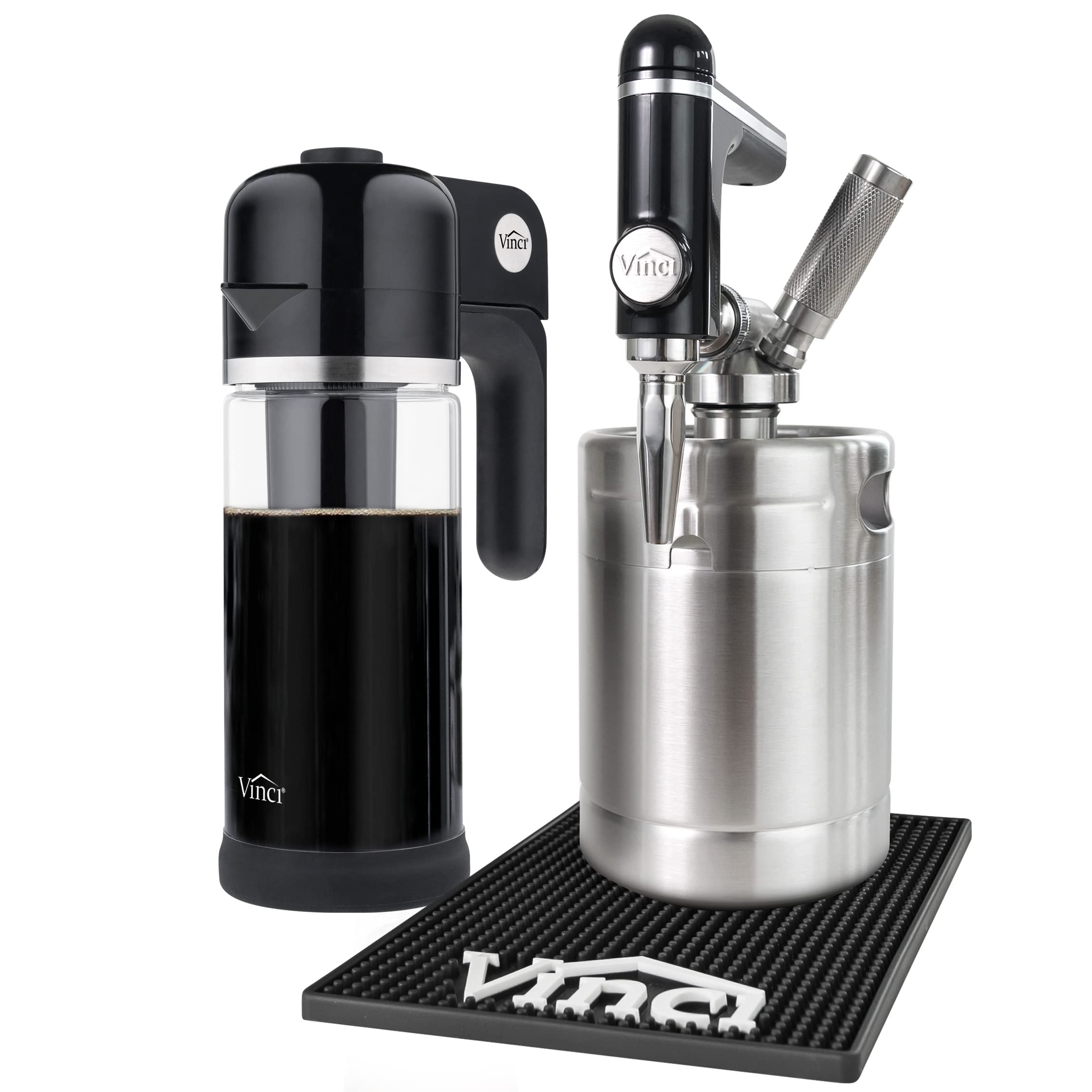 VINCI Express Cold Brew Electric Coffee Maker for Nitro Cold Brew - Fast & Easy Iced Coffee at Home, Office, or Travel