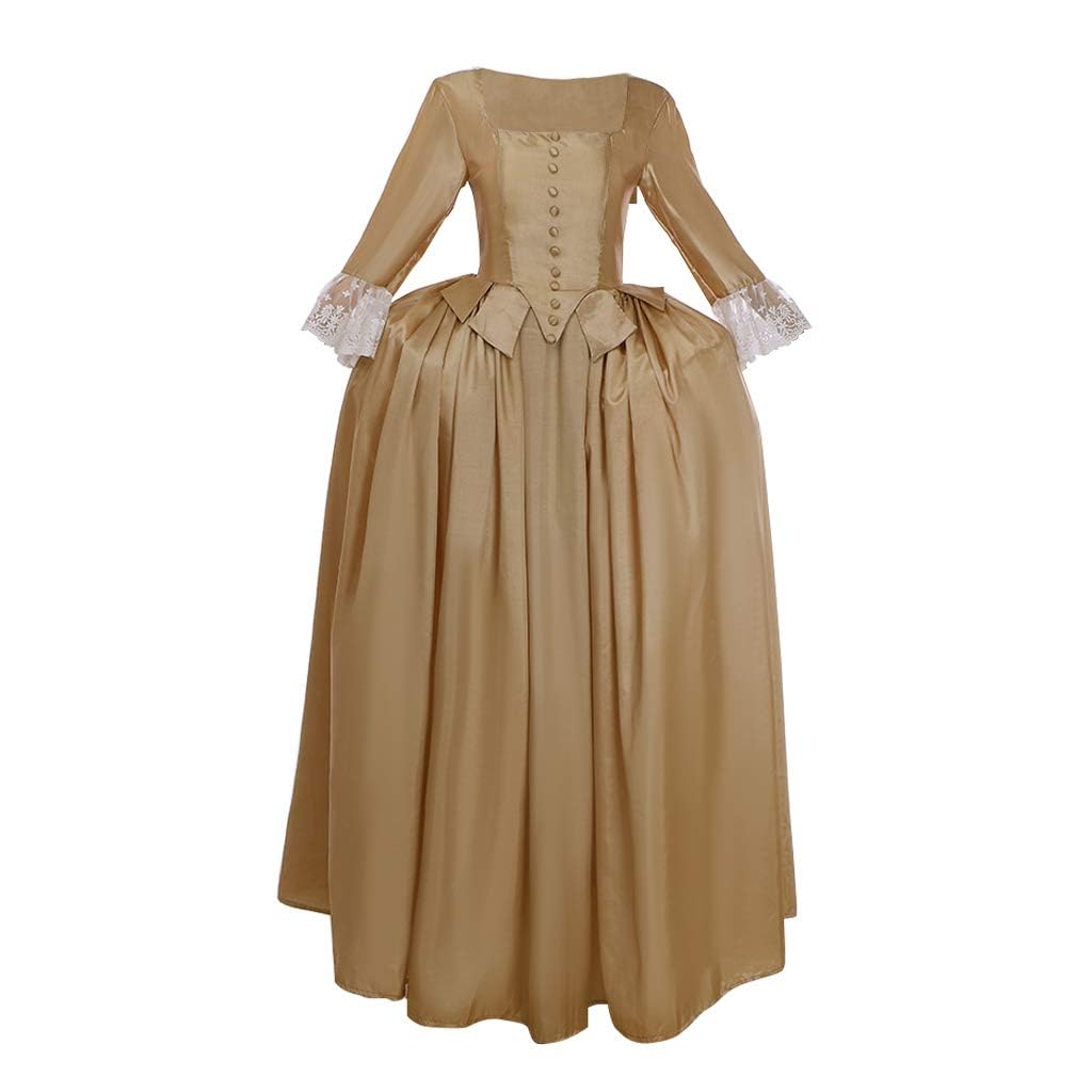 Hamilton Cosplay Costume for Women - Angelica Peggy Eliza Schuyler Sisters Dress | Colonial Era Musical Theater Outfit | Perfect for Halloween, Cosplay Events & Theater Performances