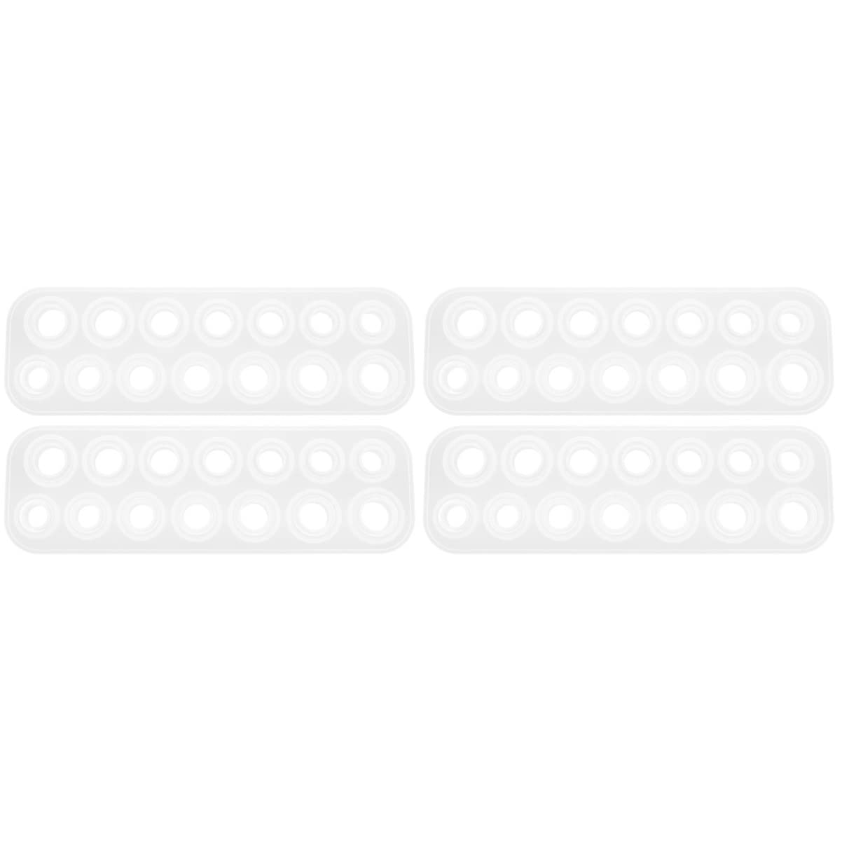 EXCEART 4-Piece Silicone Resin Molds for Jewelry Making - DIY Ring & Earring Casting Kit with Circle Stencil | Epoxy Resin Craft Supplies for Handmade Jewelry, Perfect for DIY Gifts & Home Decor Projects