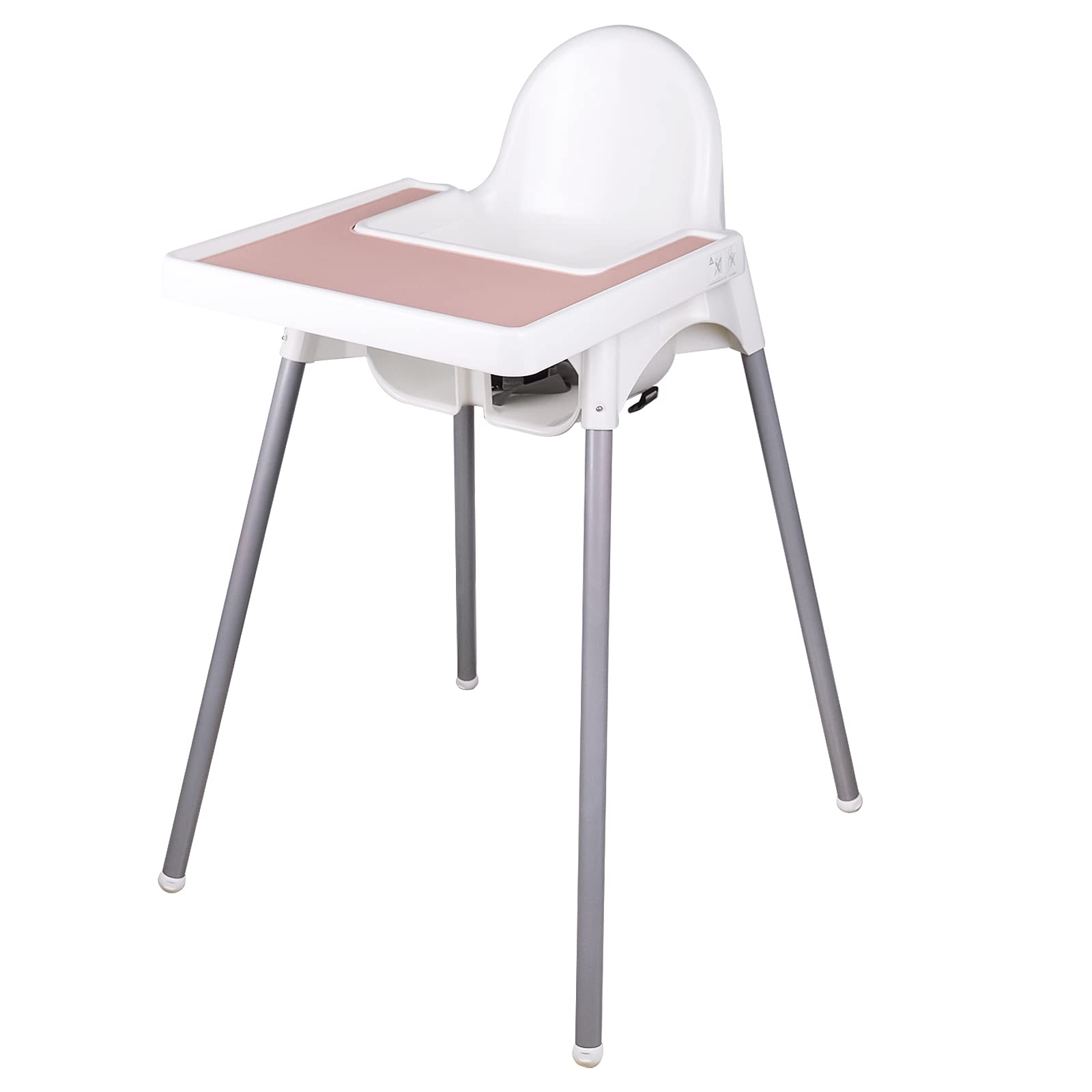 Non-Slip High Chair Placemat for IKEA Antilop - Durable, Washable & Hygienic Baby Feeding Mat - Perfect for Toddlers Mealtime, Snacks & Mess-Free Dining (Pink)