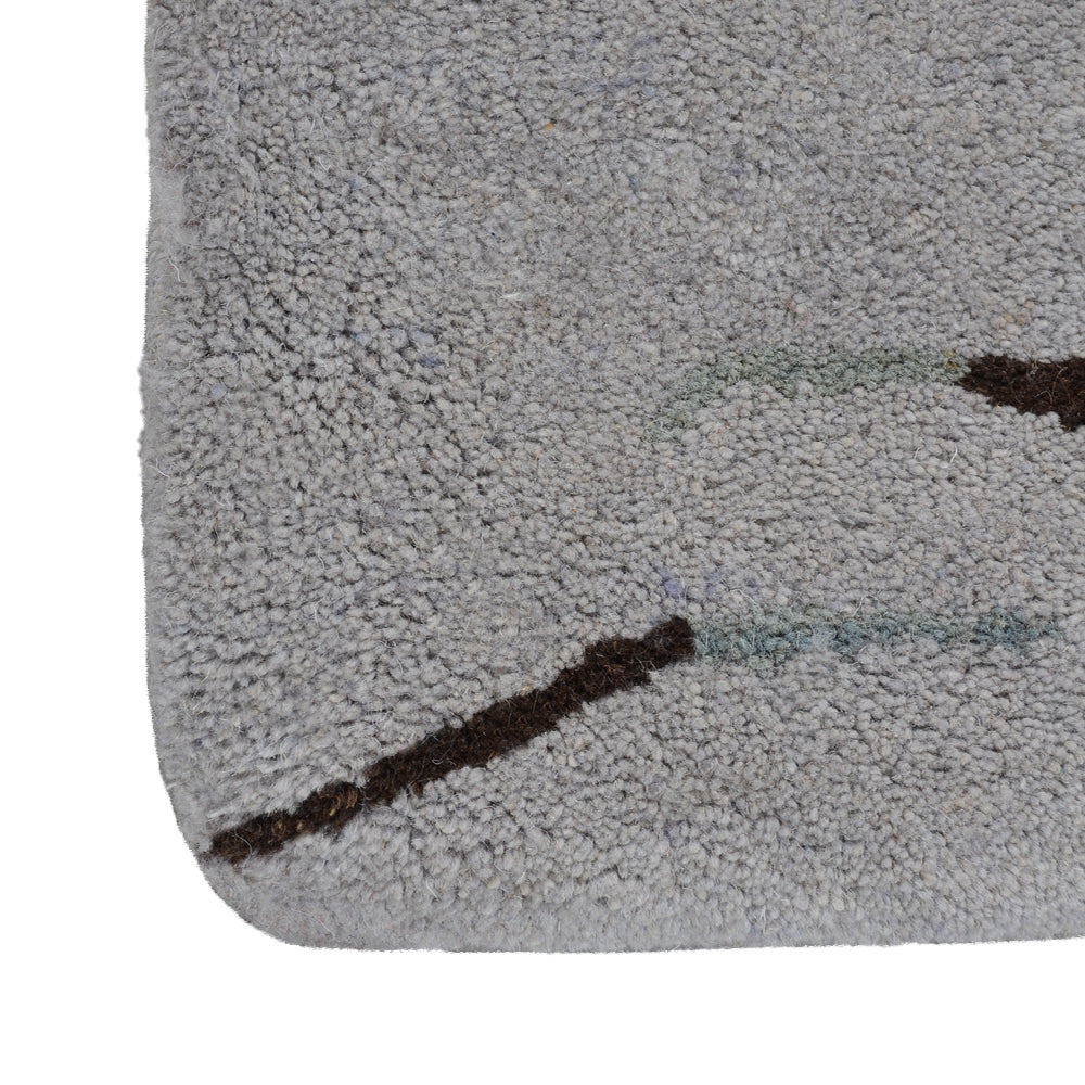 Chicago Hand Tufted Rug - Premium Wool Area Rug for Living Room, Bedroom & Office - Soft & Durable Home Decor (5x8 Feet, Beige)
