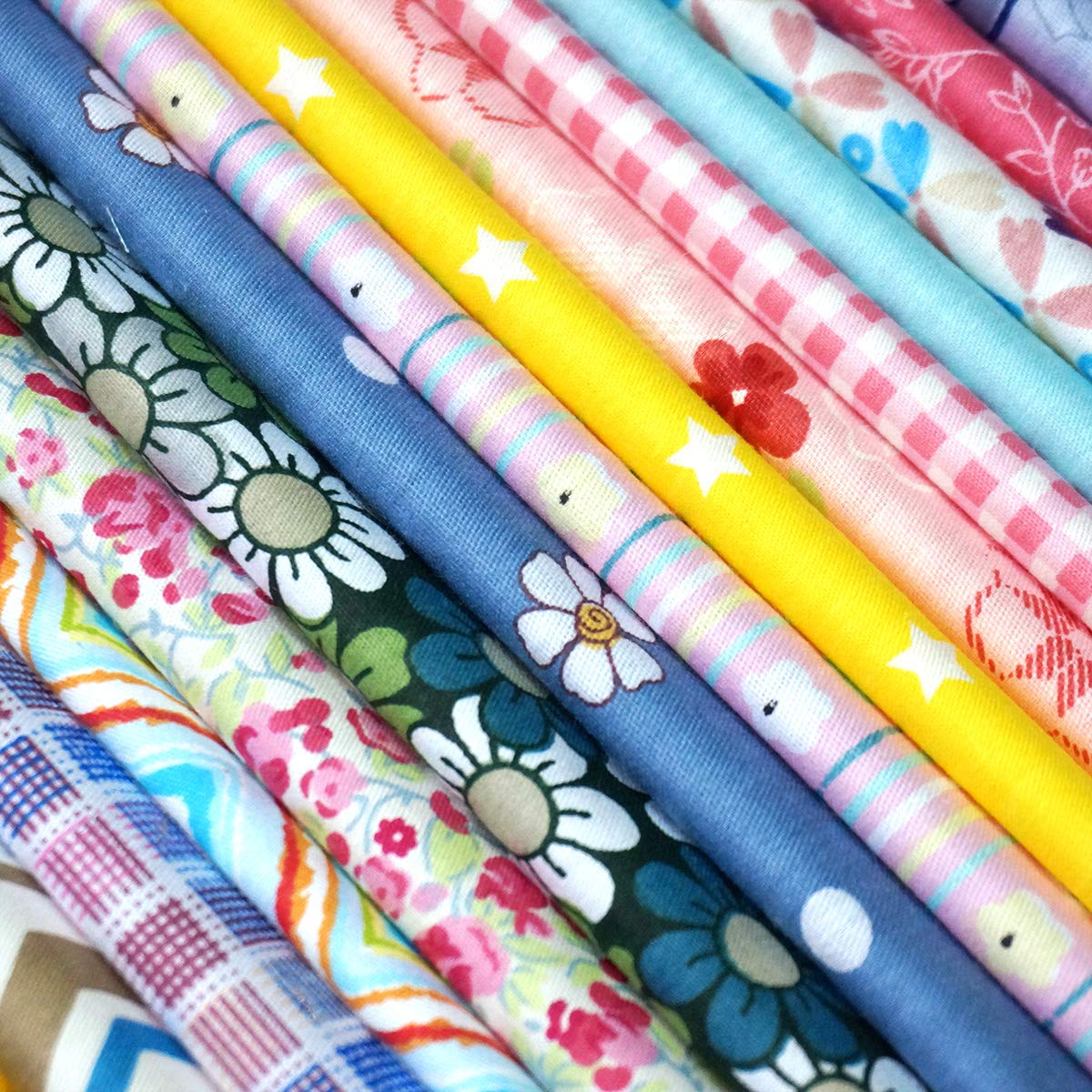 25-Piece 100% Cotton Fabric Bundle - 8