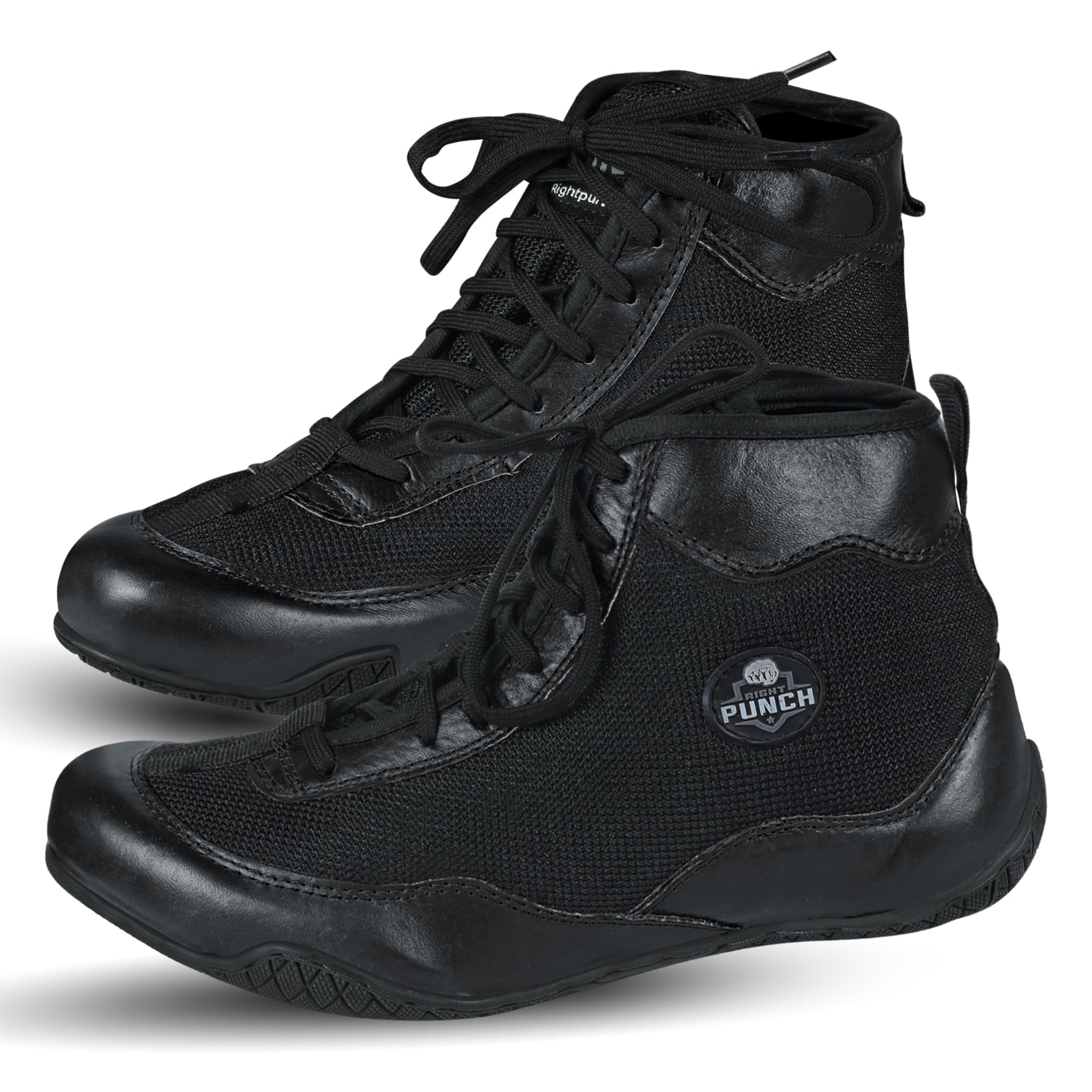 Professional Boxing & Wrestling Shoes for Men & Women - Breathable, Non-Slip Rubber Sole, Lightweight Training Boots for Adults & Youth | Perfect for Boxing Gyms, MMA Training & Martial Arts Practice