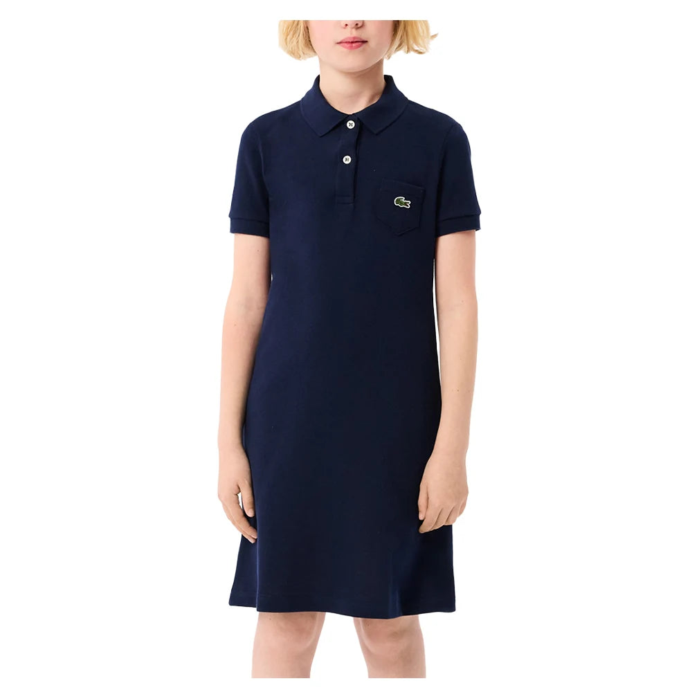 Girls' Polo Style Cotton Tennis Dress - Breathable & Comfortable for Kids' Sports & Summer Play