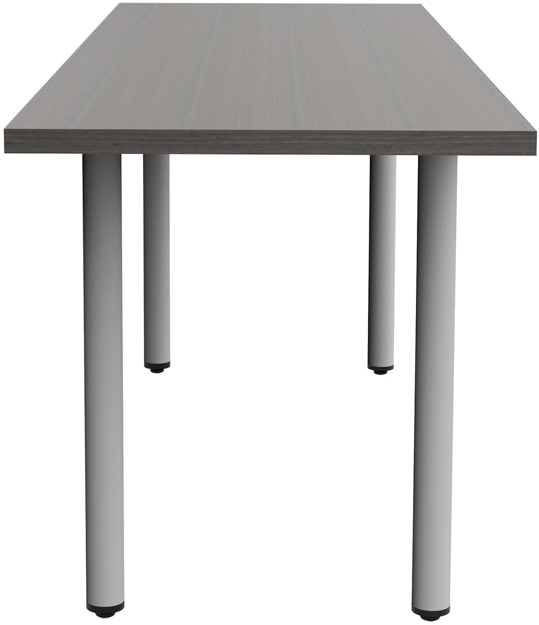 Safco JURNI 72 x 24 Multi-Purpose Table with Post Leg and Glides - Heavy Duty Work Table for Office, Classroom, Conference Room, and Home Use [JN7224NFXPGL]