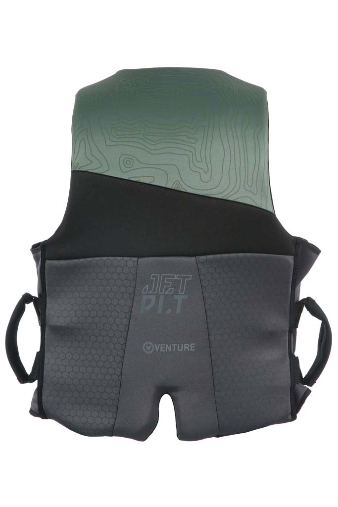 Venture Men's Neo Life Jacket - Sage Green Safety Vest for Kayaking, Boating & Water Sports | US Stock Fast Shipping