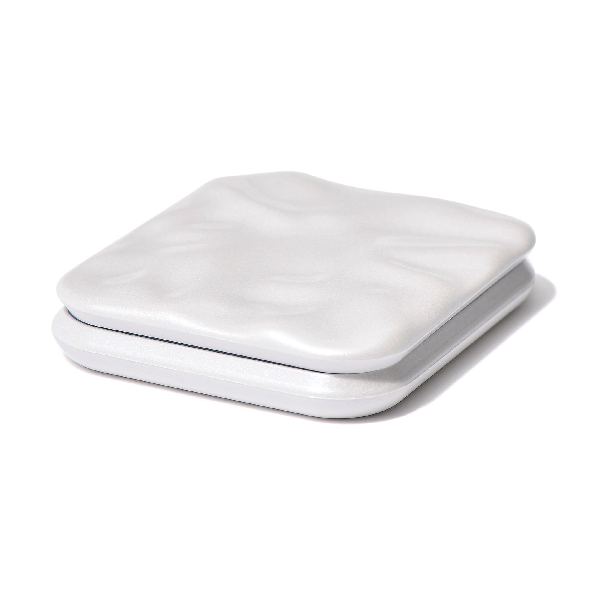 Blanche LED Compact Mirror - White | Portable Makeup Mirror with Bright Light | Perfect for Travel, Home, and On-the-Go Touch Ups
