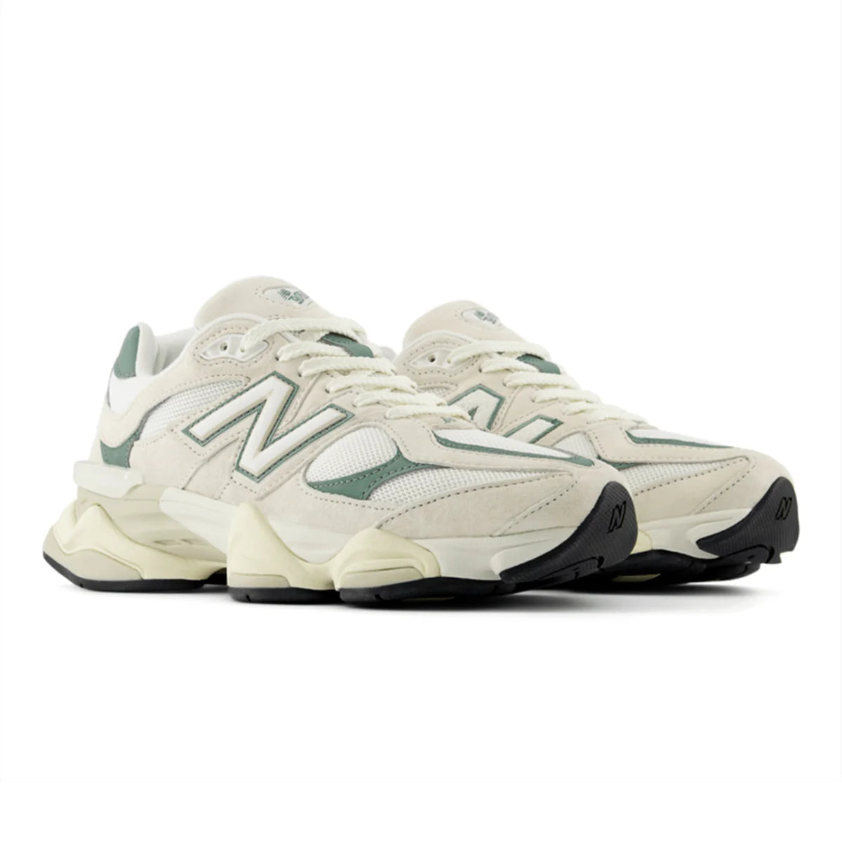 9060 Sneaker for Men & Women - Light Linen & Dark Juniper Colorway - Comfortable Running Shoes for Walking, Jogging, and Casual Wear
