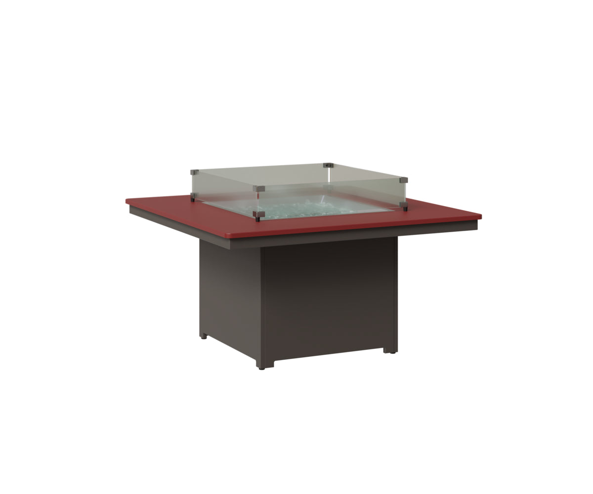 Berlin Gardens Numa Square Fire Pit - Outdoor Gas Fire Table for Patio, Deck & Backyard - Perfect for Gatherings, Camping & Relaxation