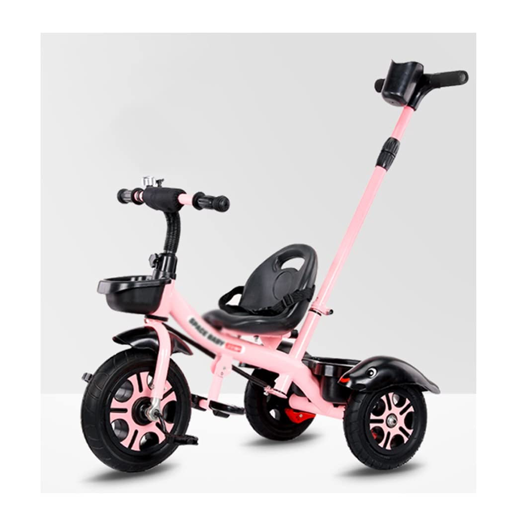 HENWIN 3-in-1 Stroller Tricycle for Kids 1-5 Years Old | Convertible Baby Bicycle Stroller with Safety Harness | Perfect for Park Rides, Neighborhood Walks & Family Outings
