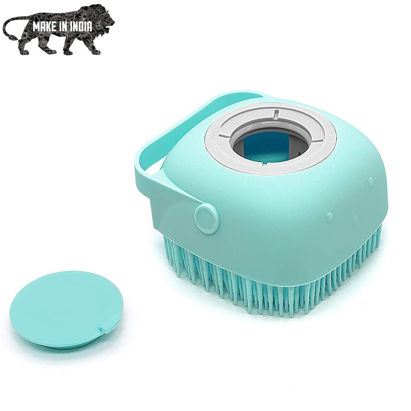 Vroxy Silicone Shower Bath Spa Shampoo Massage Brush - Gentle Exfoliating Body Scrubber for Baby & Adult - Skin Cleansing & Dirt Remover - 80ml (Multi Color) - Perfect for Sensitive Skin & Relaxing Spa Days