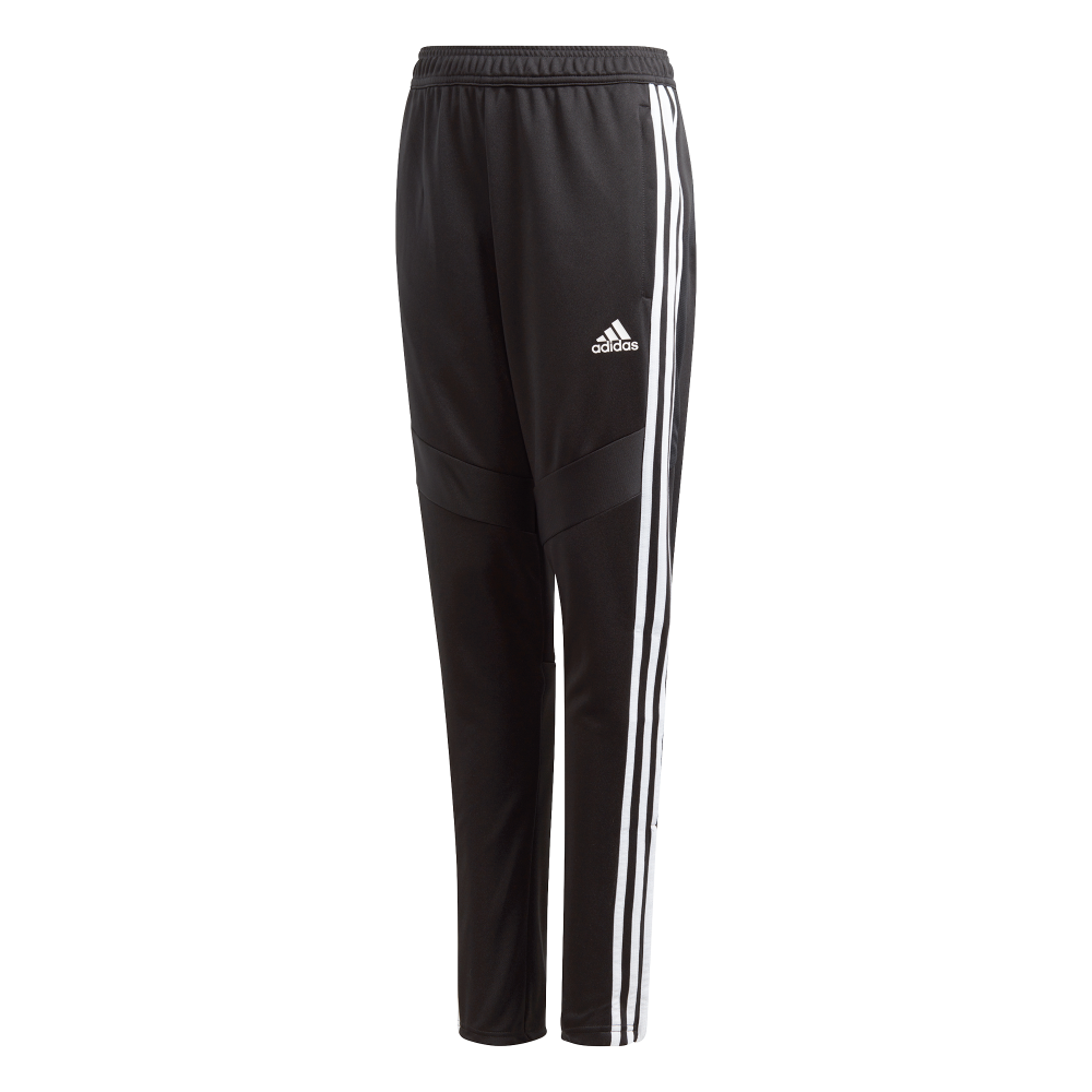 Adidas Youth Tiro 19 Training Pants for Boys & Girls - Black/White Athletic Soccer Pants with Comfort Fit - Perfect for Soccer Practice, Gym Workouts & Casual Wear