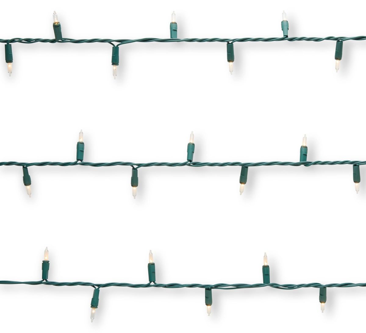 GE String-A-Long 300 Miniature Incandescent Clear Christmas Lights - Indoor/Outdoor Holiday Decor for Tree, Patio & Home