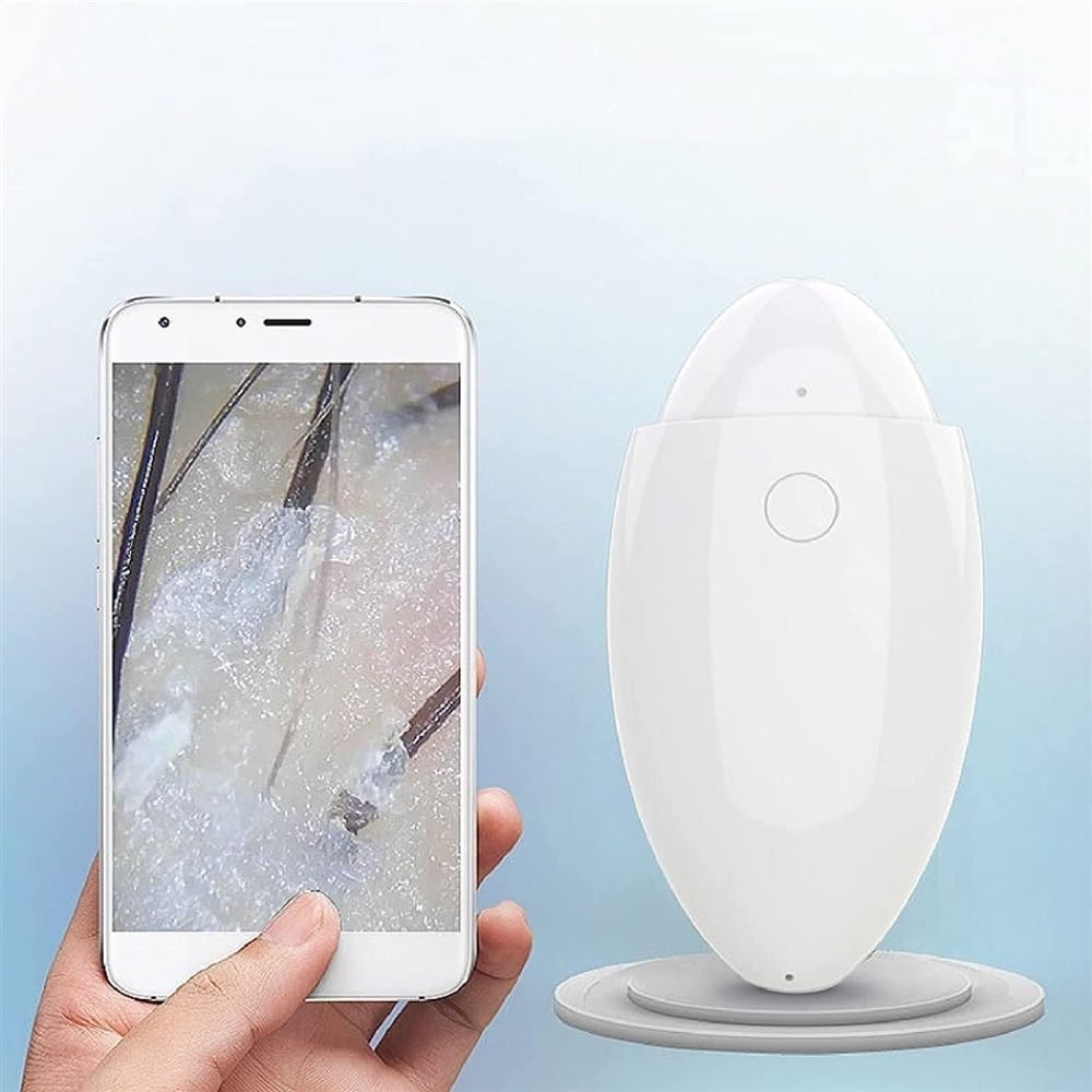 1080P HD WiFi Skin & Scalp Analyzer - Wireless Hair Follicle Detector for Barber Shops & Beauty Salons | Professional Skin Care Equipment for Facial & Scalp Analysis