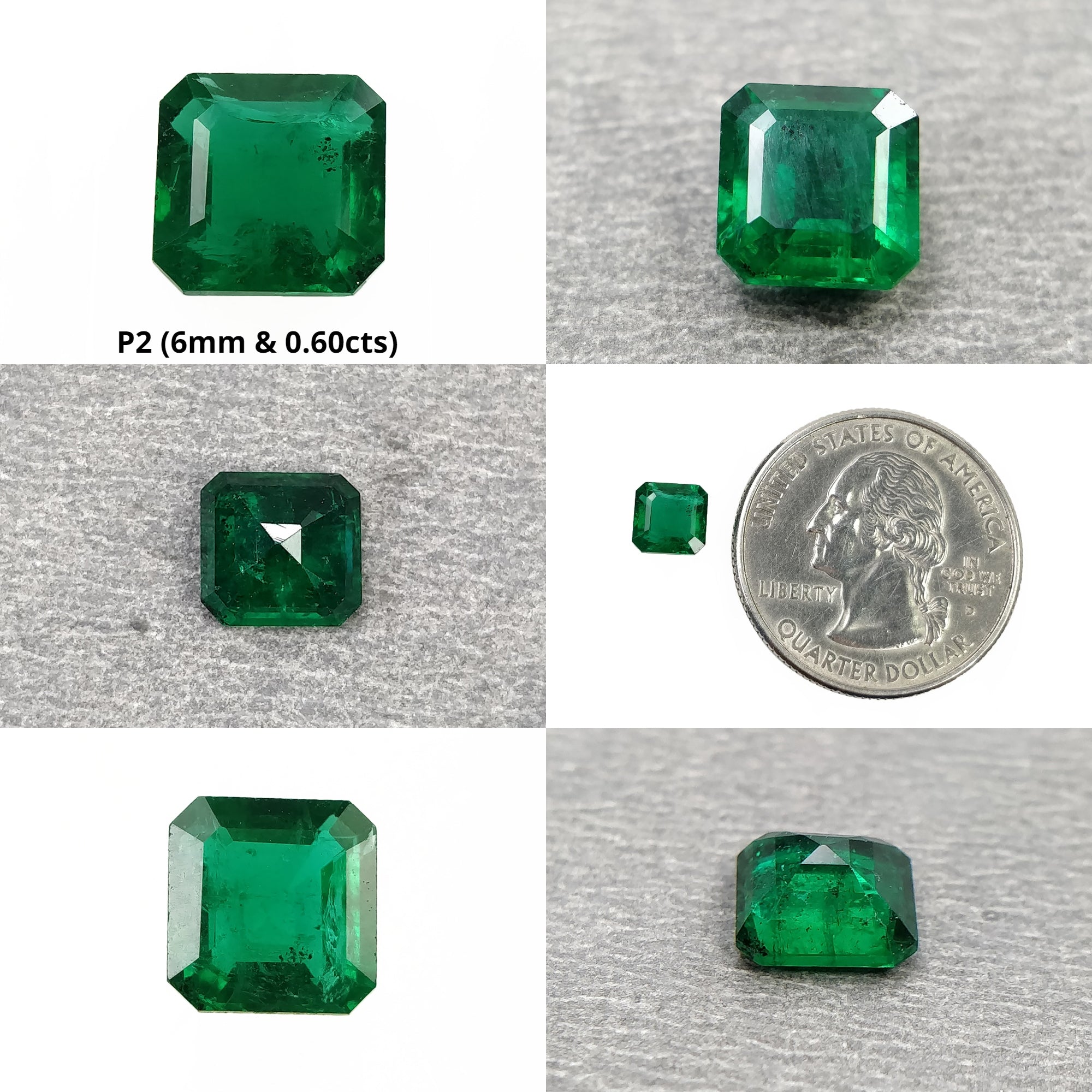 Natural Untreated Green Emerald Octagon Cut Gemstone for Jewelry Making - Perfect for Rings, Necklaces & Earrings