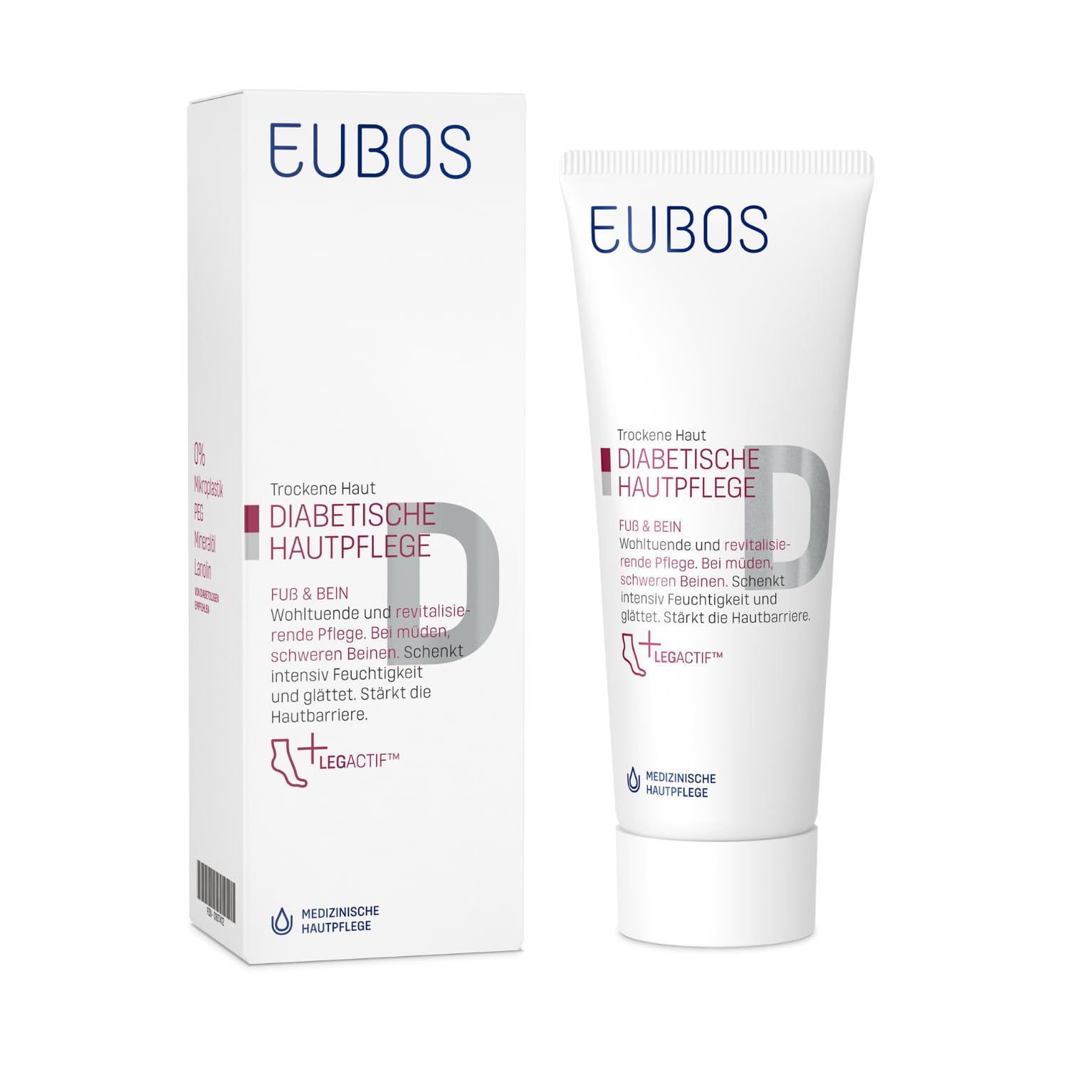 Dr. Hobein Diabetic Foot Cream 100ml - Moisturizing & Healing for Dry, Cracked Feet - Ideal for Diabetes Care & Daily Foot Health