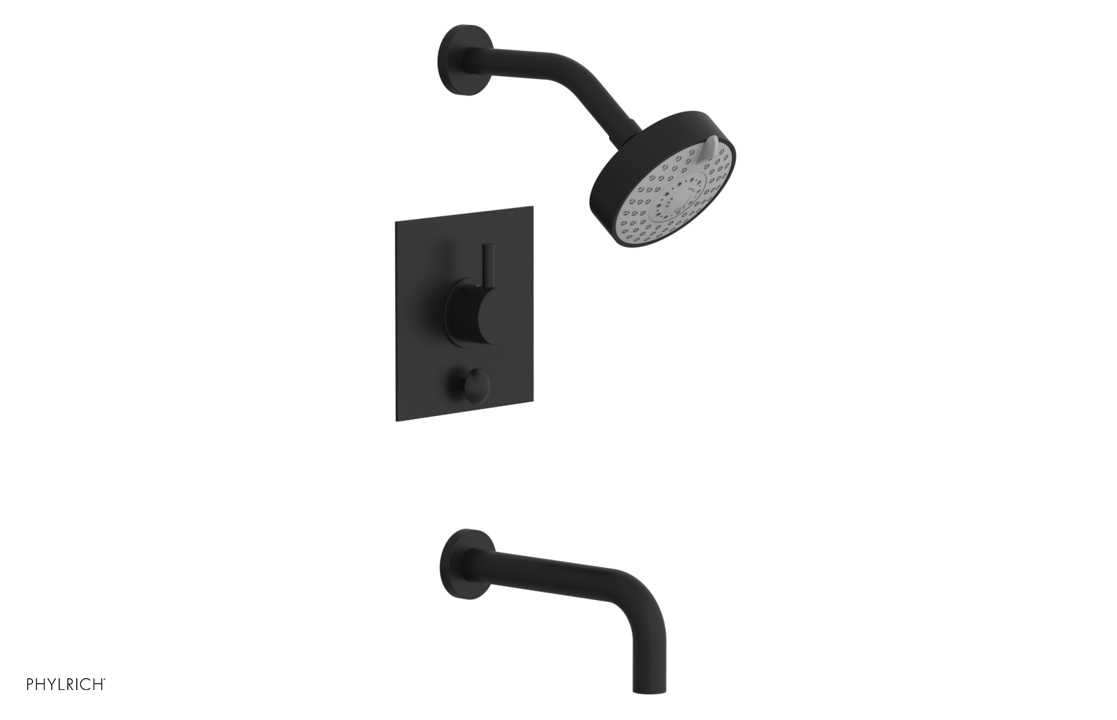BASIC II Pressure Balance Tub and Shower Faucet Set 230S 29 - Chrome Finish for Bathroom & Shower Installation | Perfect for Modern Home Renovation and Spa-Like Experience