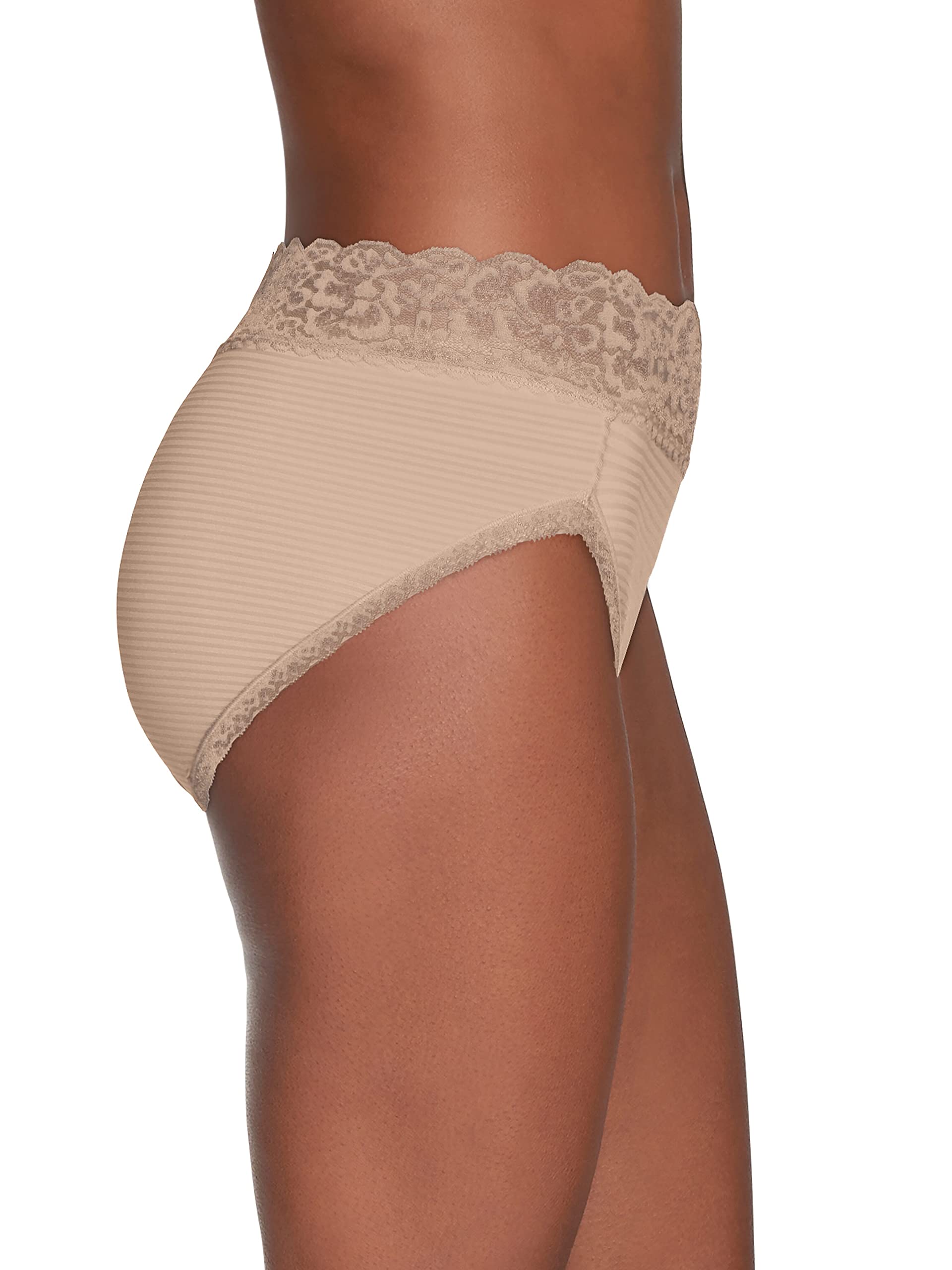 Vanity Fair Women's Comfortable Lace Panties - Lightweight, Silky & Stretchy Underwear for Everyday Wear | Perfect for Work, Travel & Relaxation