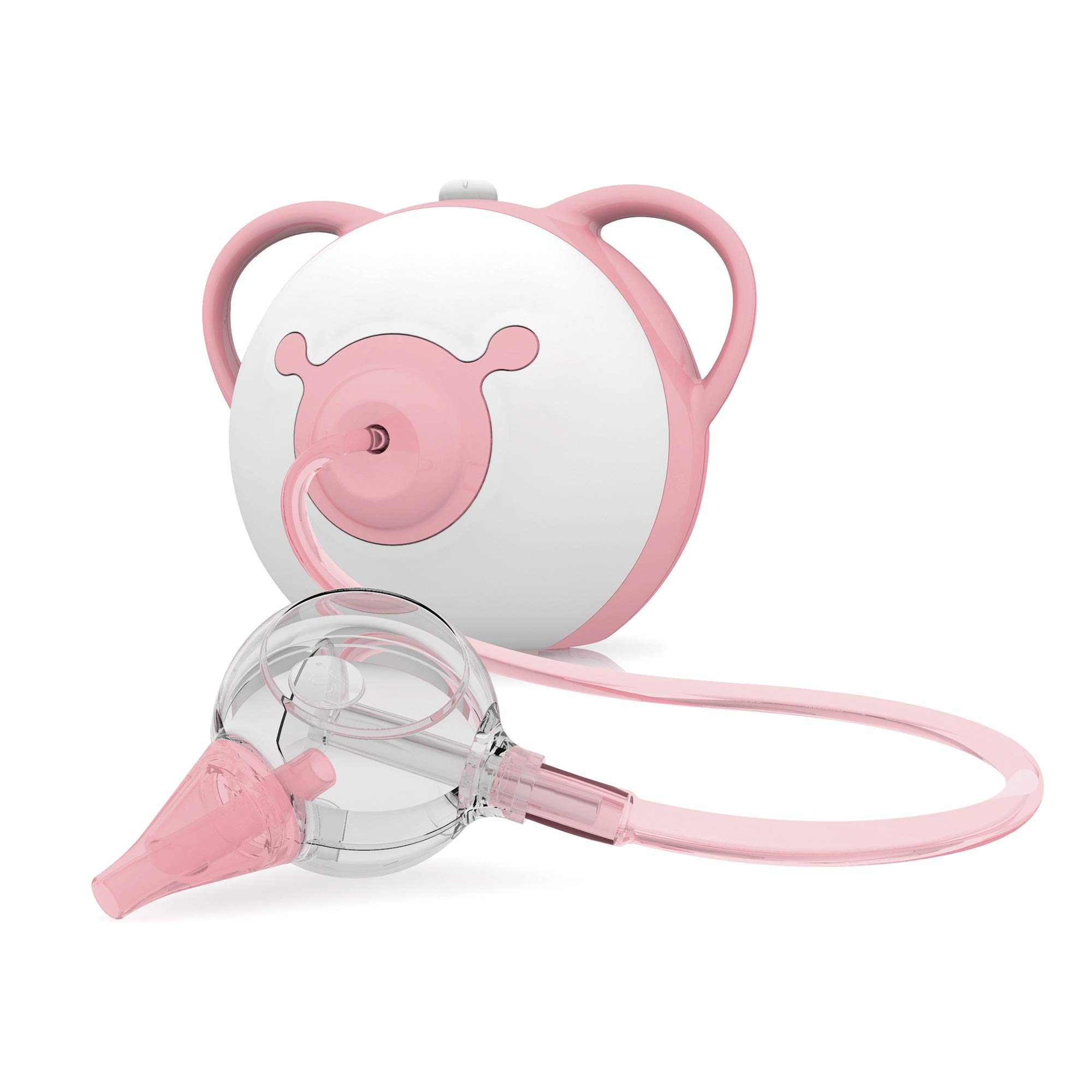 Nosiboo Baby Nasal Aspirator - Electric Nose Cleaner for Infants & Toddlers - Quiet & Hygienic Baby Snot Sucker (Pink) - Perfect for Newborn Care, Congestion Relief & Cold Season Comfort