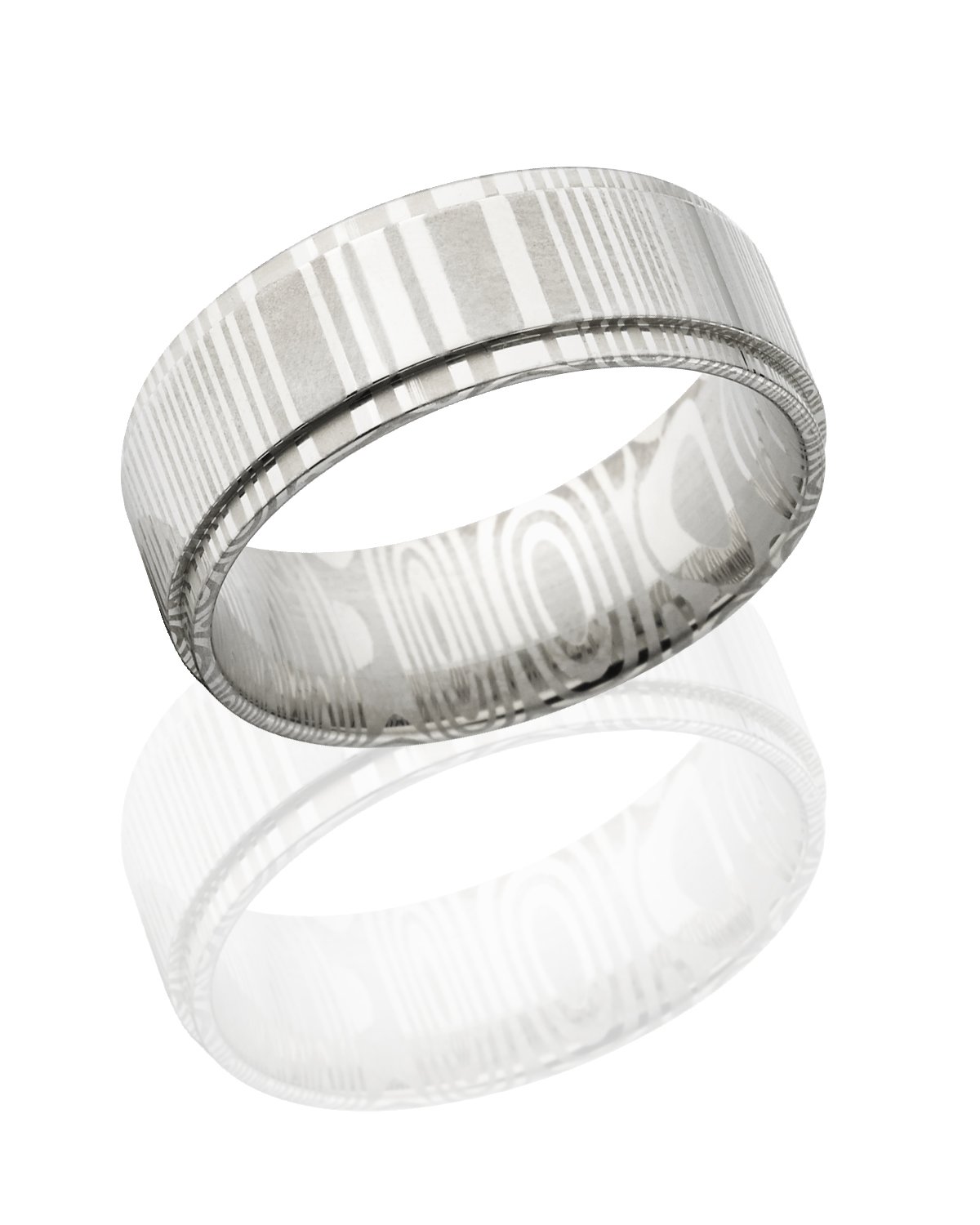 Premium Damascus Steel Men's Wedding Rings - Handcrafted Forged Wedding Bands for Men - Perfect for Engagements, Anniversaries & Special Occasions