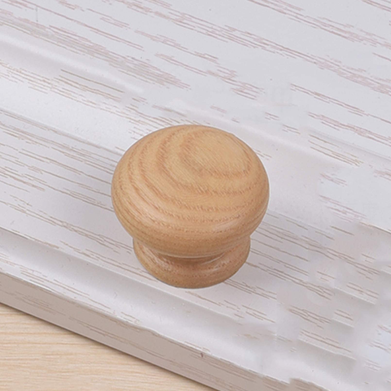 Natural Wooden Cabinet Pulls & Handles - 160mm Hole Center for Kitchen Drawers, Cupboards, Windows & Doors - Solid Wood Knobs for Wardrobe & Furniture Hardware - Perfect for Restaurants, Homes & Office Spaces