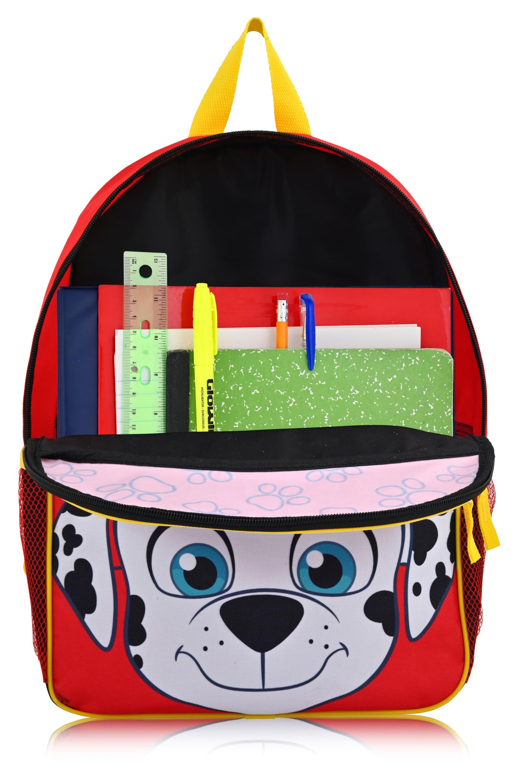 Paw Patrol Marshall Toddler Backpack for Boys - 16 Inch Kids School Backpack with Cartoon Design | Lightweight & Durable for Preschool, Daycare & Travel | Perfect Gift for Paw Patrol Fans