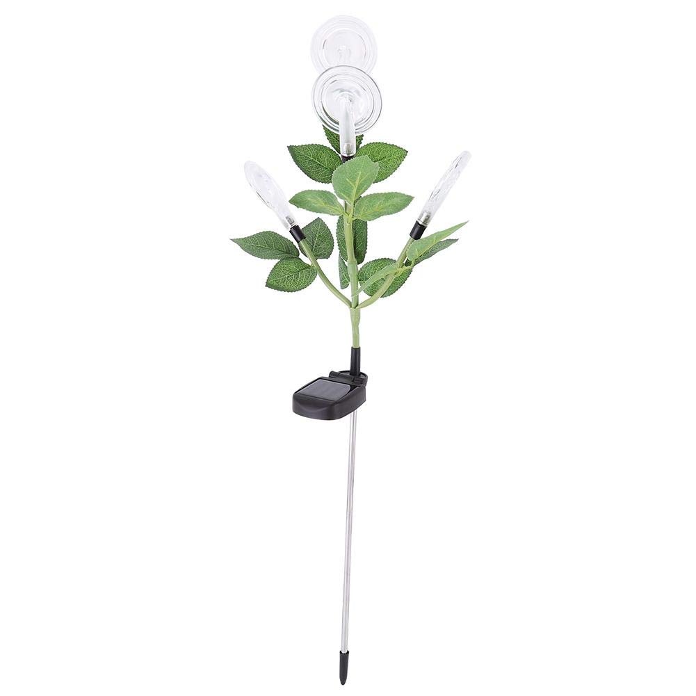 4 LED Solar Garden Lights - Colorful Waterproof Outdoor Solar Powered Decorative Lighting for Lawn, Yard, Pathway | Perfect for Garden Decor, Patio, Walkway & Landscape Illumination